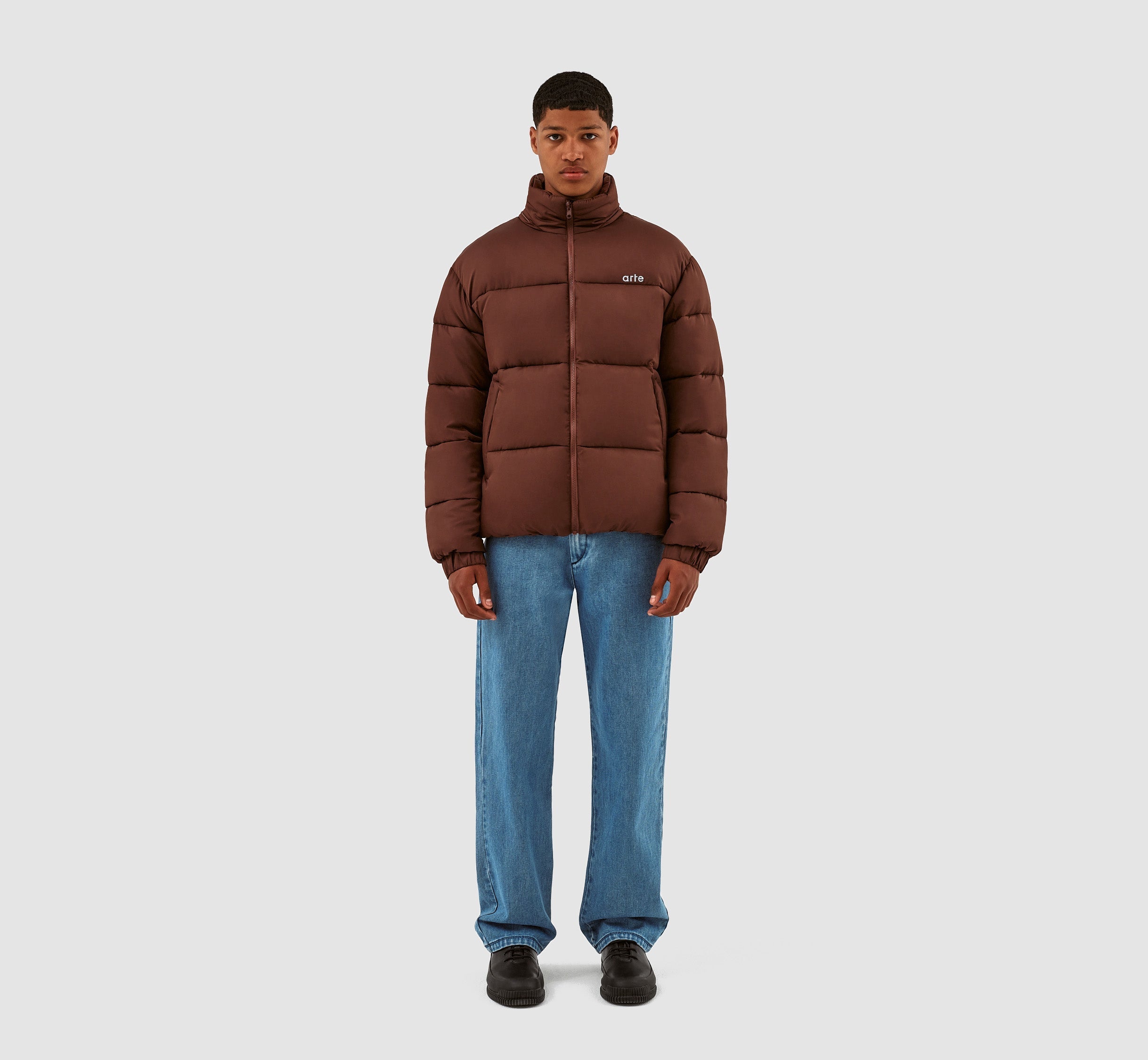 Joey Puffer Jacket - Marron