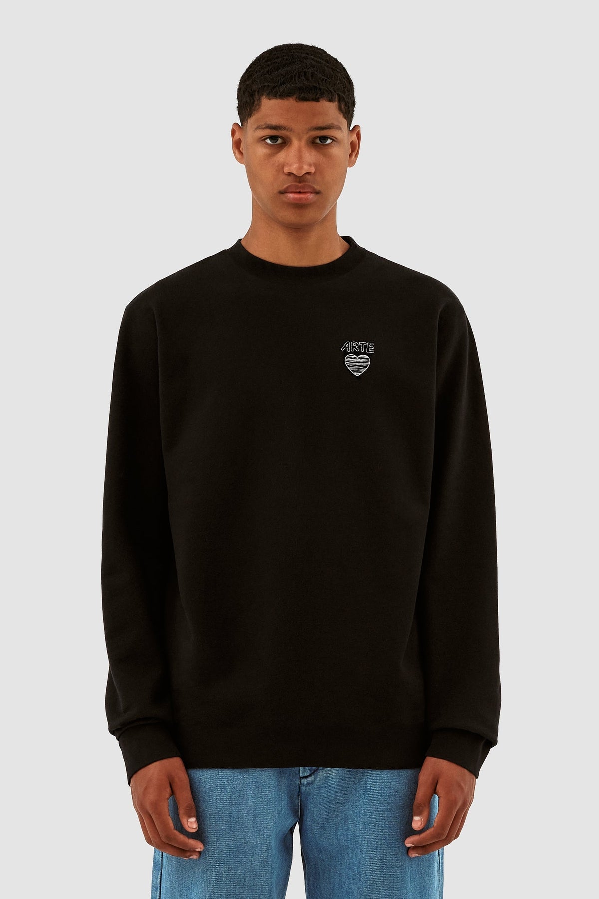 Clarck Scribble Crewneck - Noir