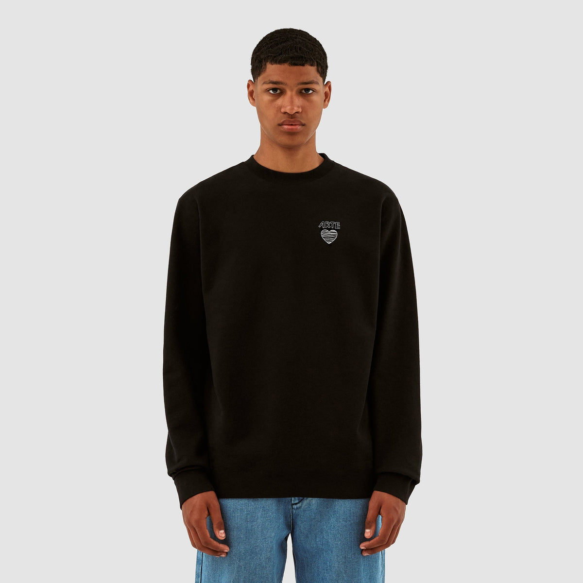 Clarck Scribble Crewneck - Noir
