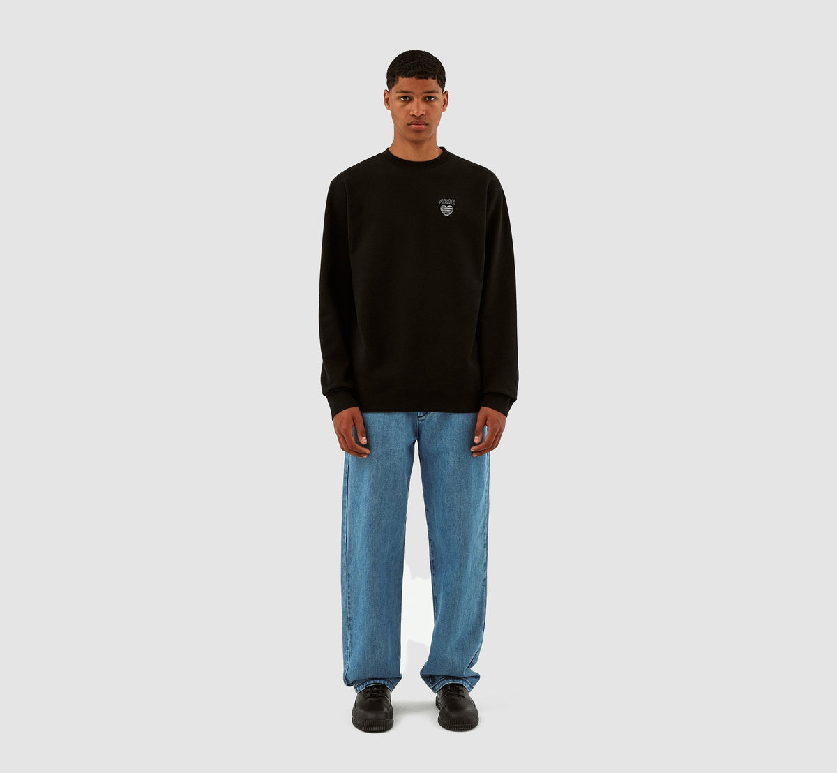 Clarck Scribble Crewneck - Noir