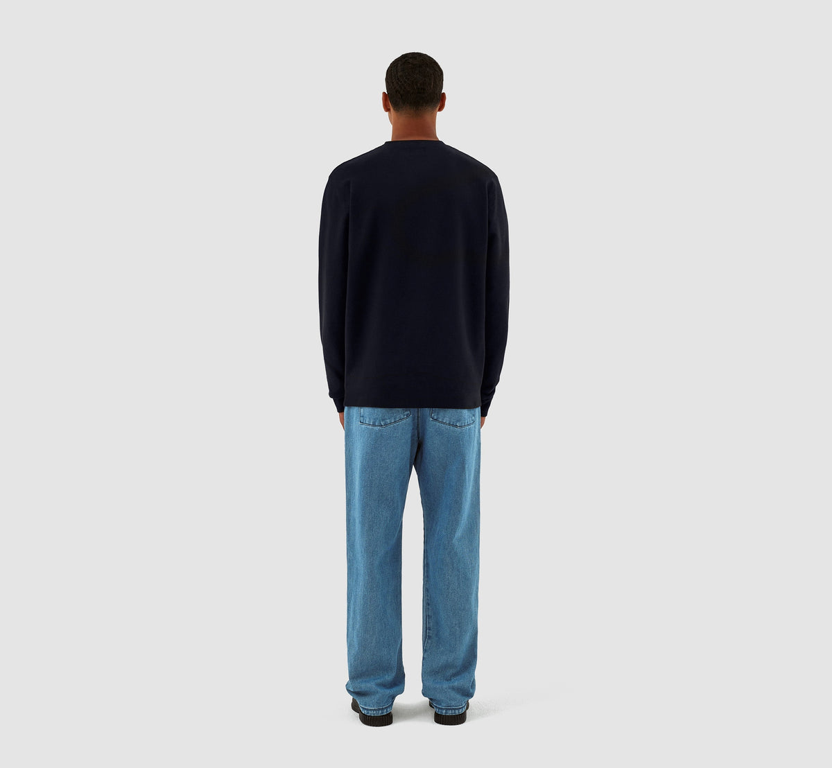 Clarck Scribble Crewneck - Marine