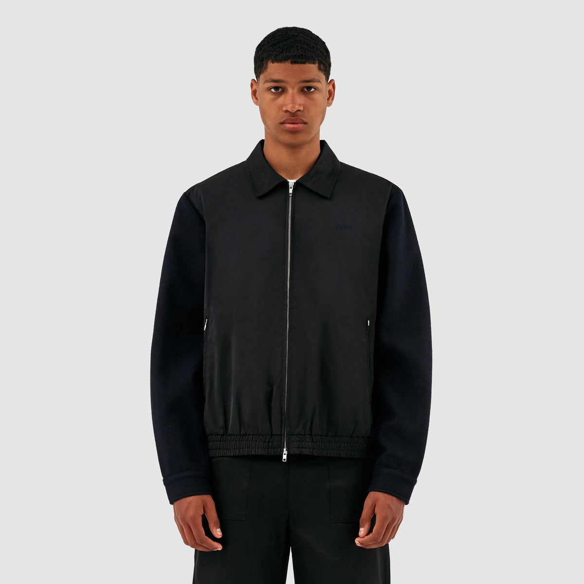 Veste en laine Johnson - Noir/Marine