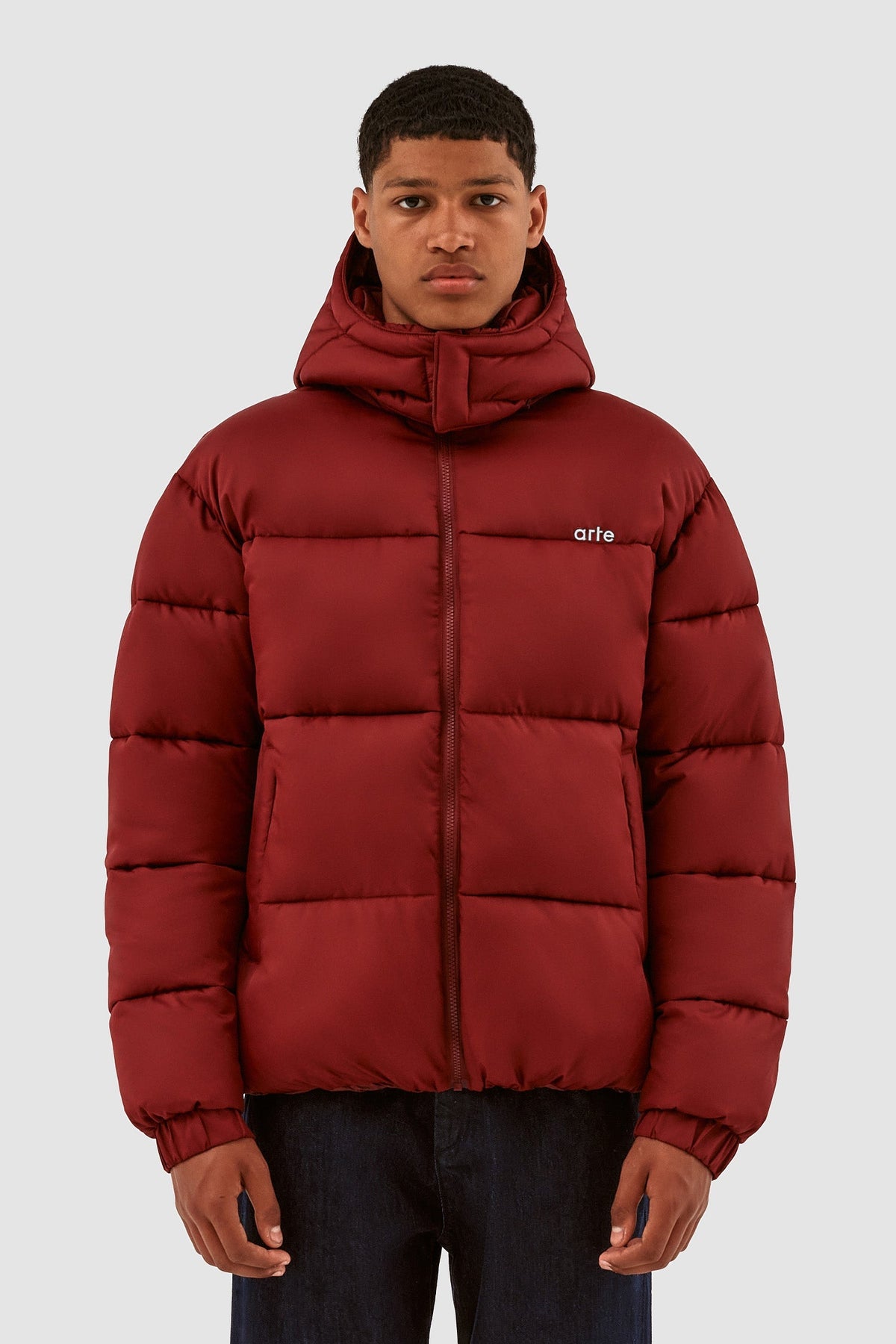 Joey Puffer Jacket - Bordeaux