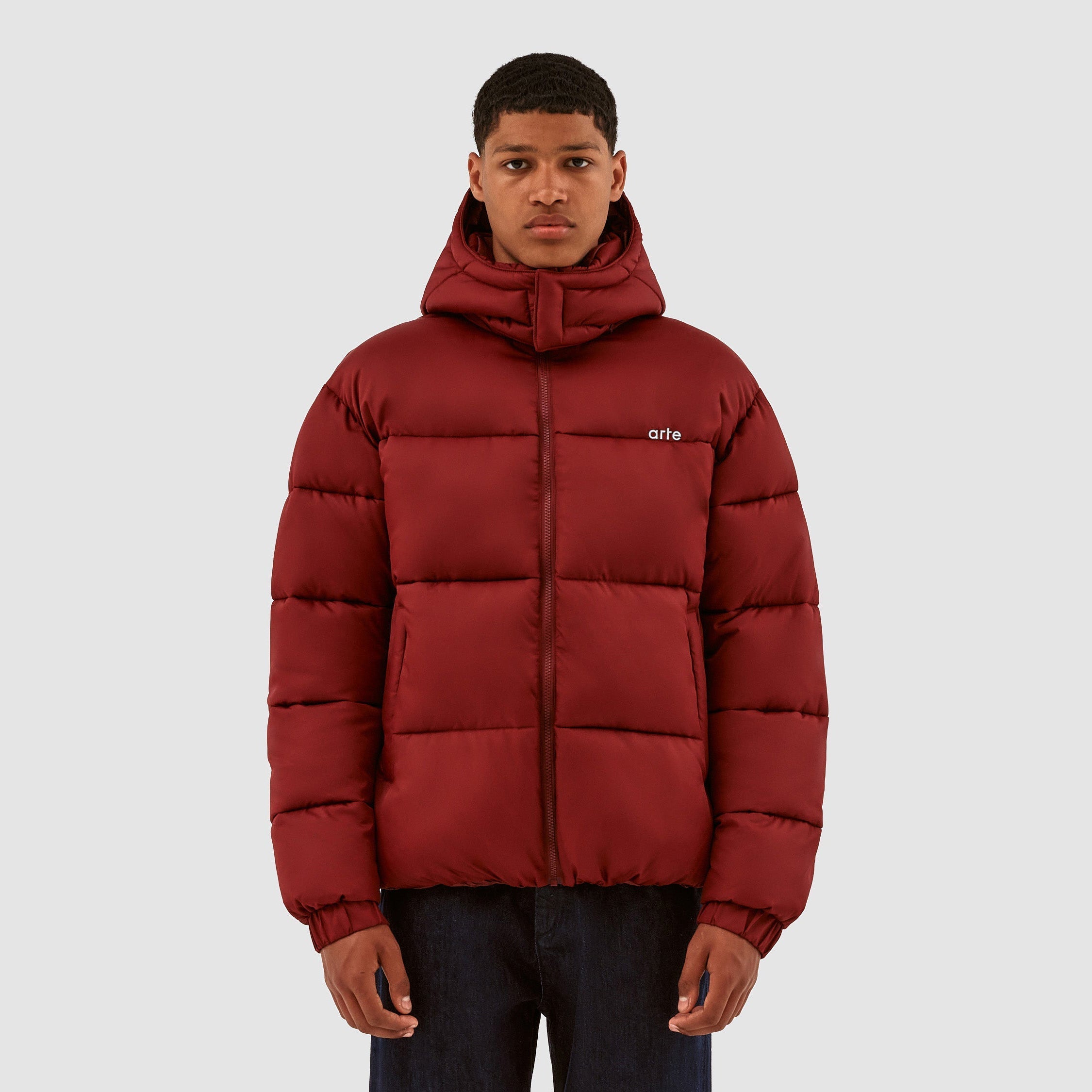 Joey Puffer Jacket - Bordeaux