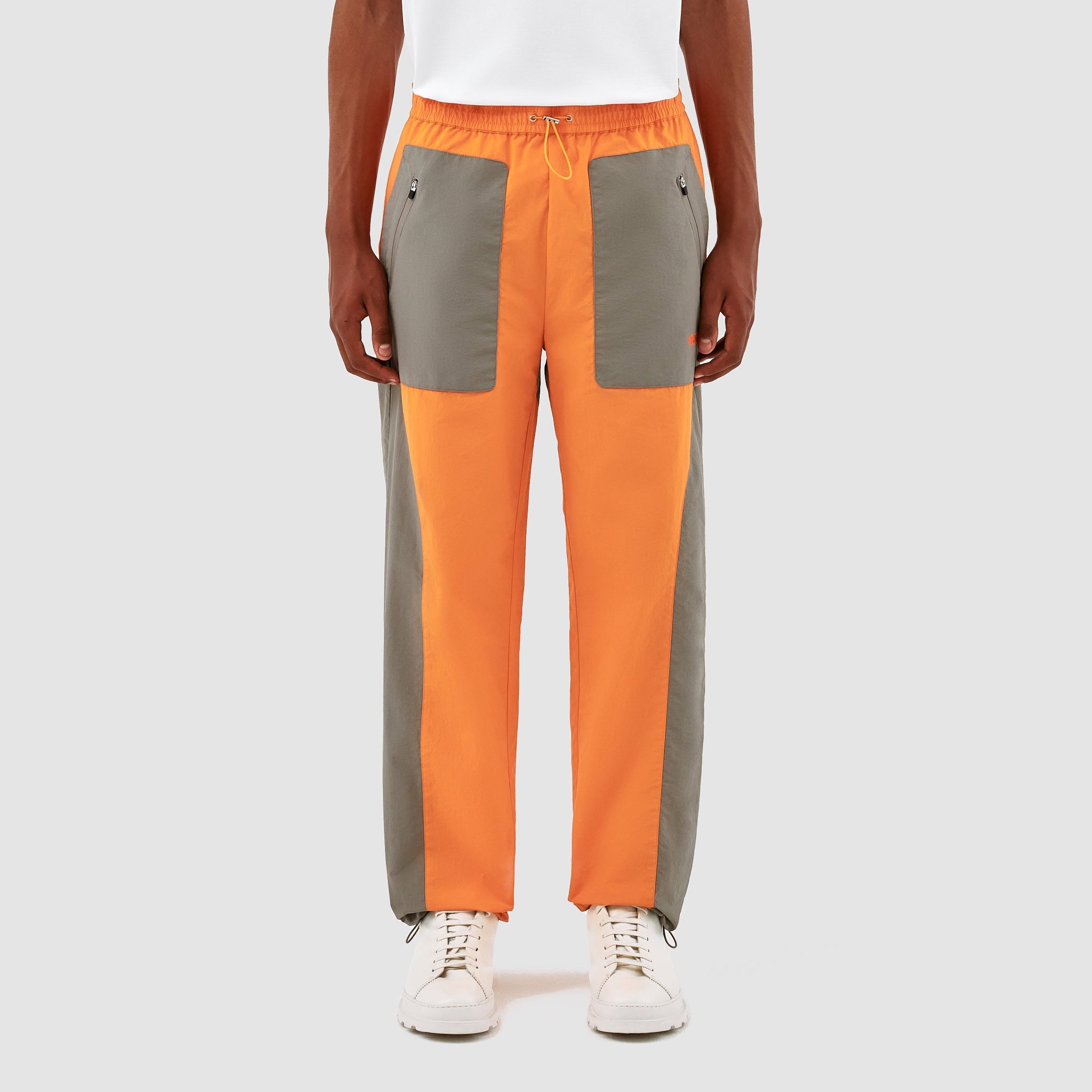Pantalon Jeff - Orange/Gris