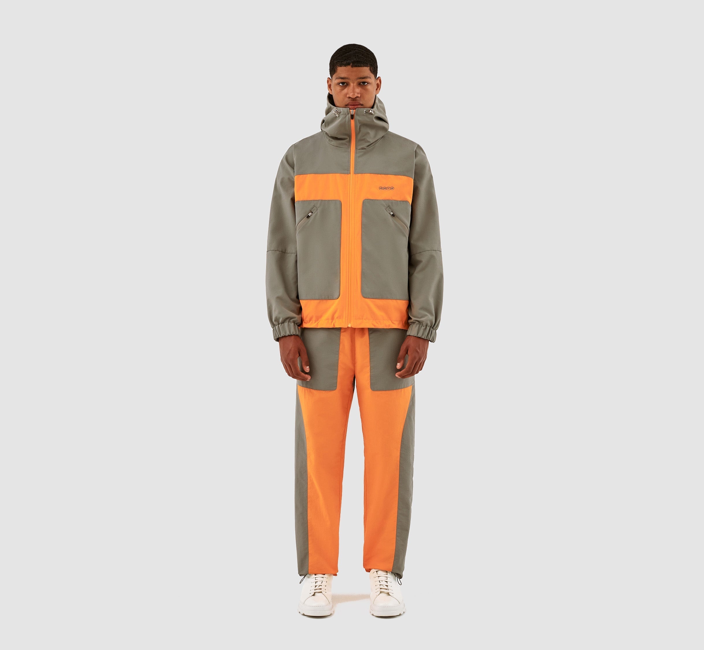 Veste Jeff - Orange/Gris