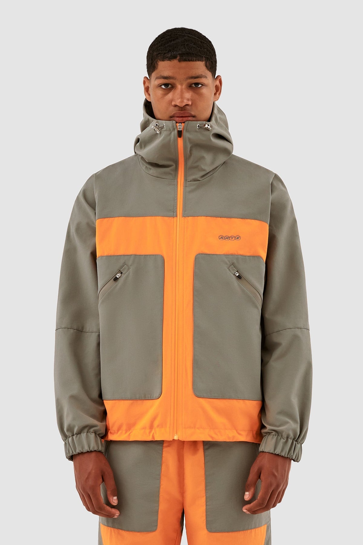 Veste Jeff - Orange/Gris