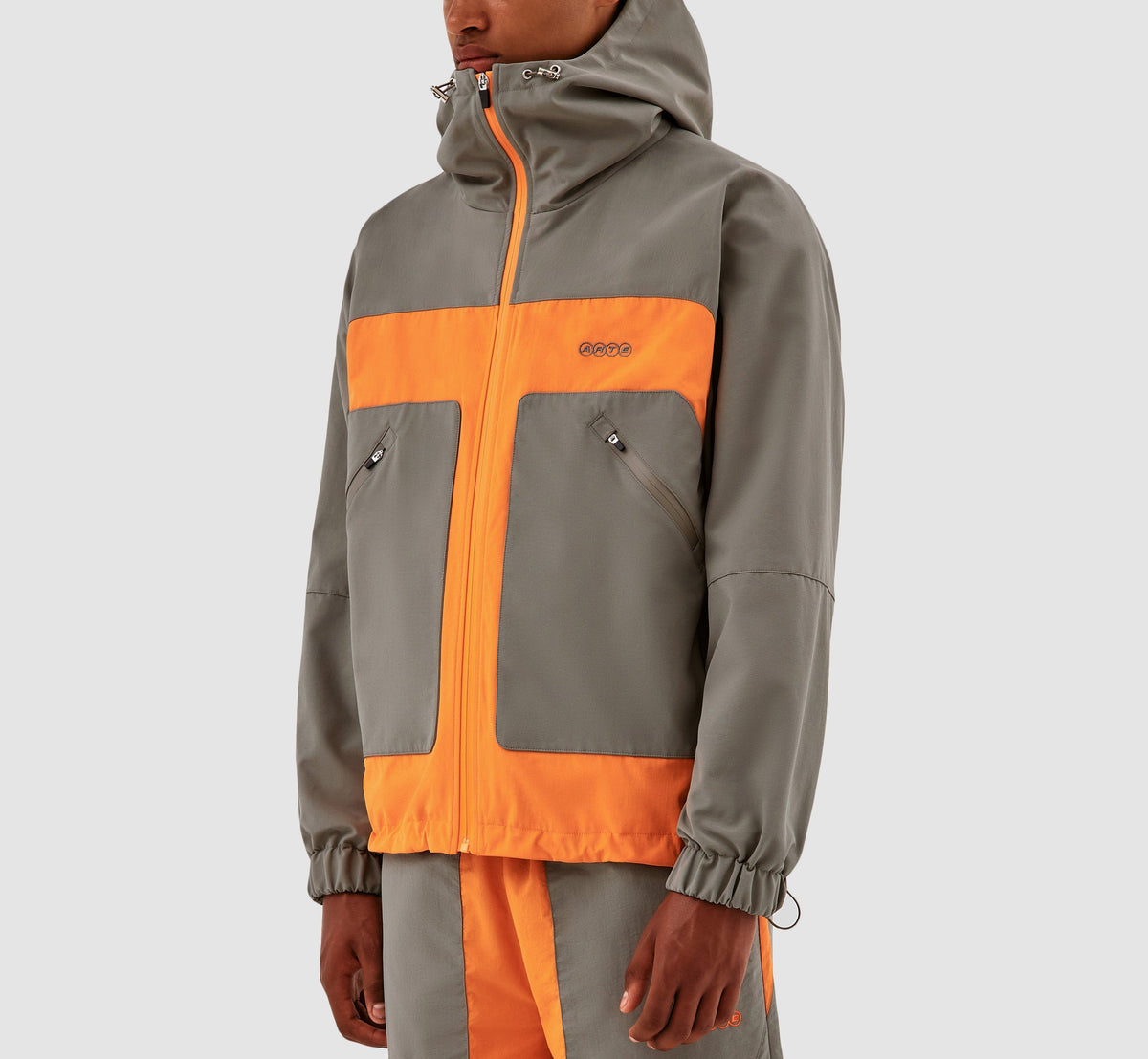 Veste Jeff - Orange/Gris
