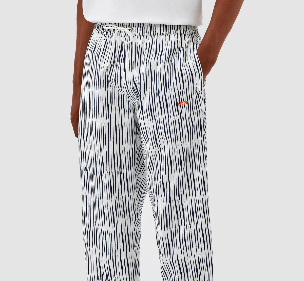 Pantalon Jordan Pereira - Crème/Marine
