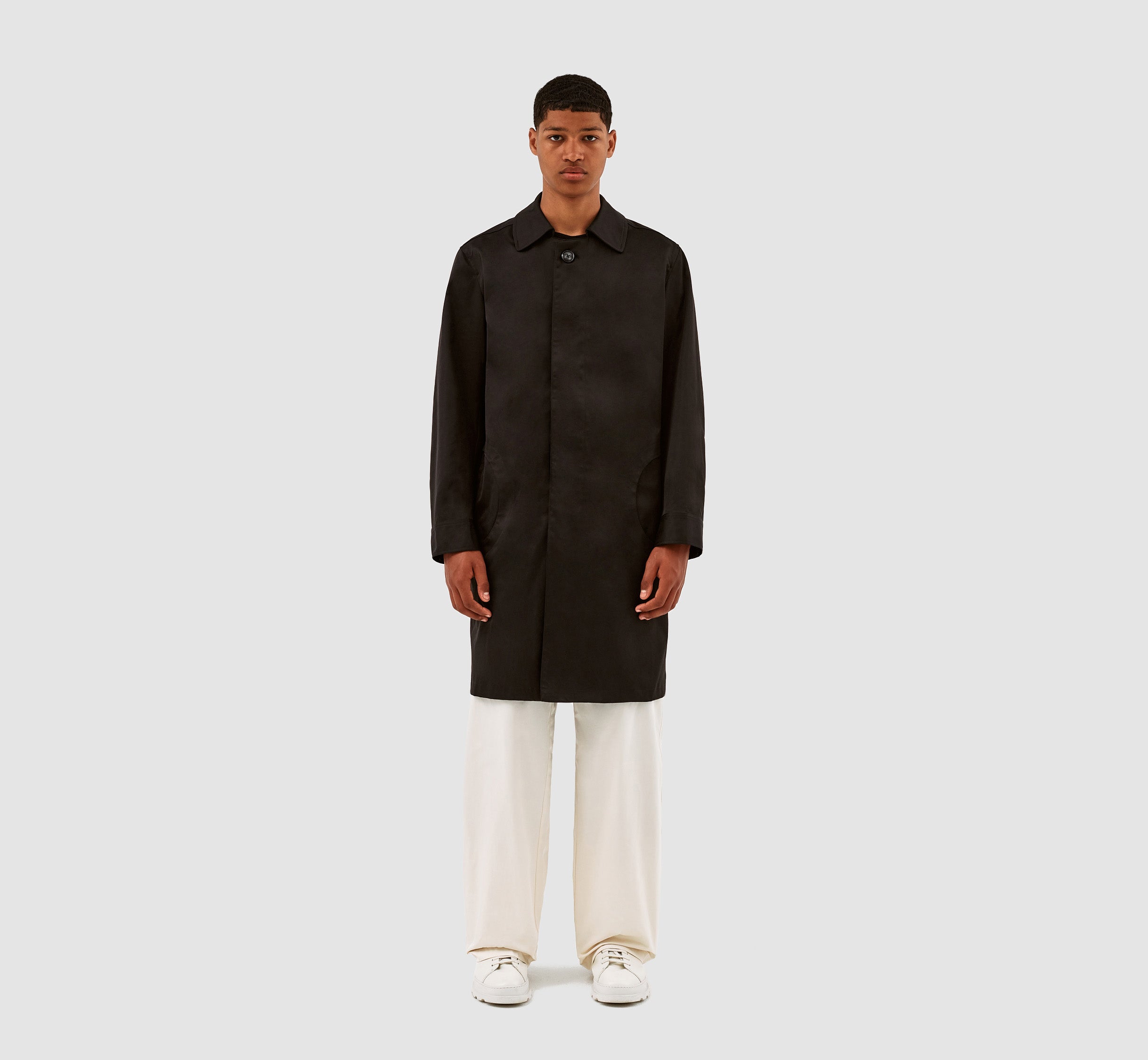 Manteau en nylon Joe - Noir