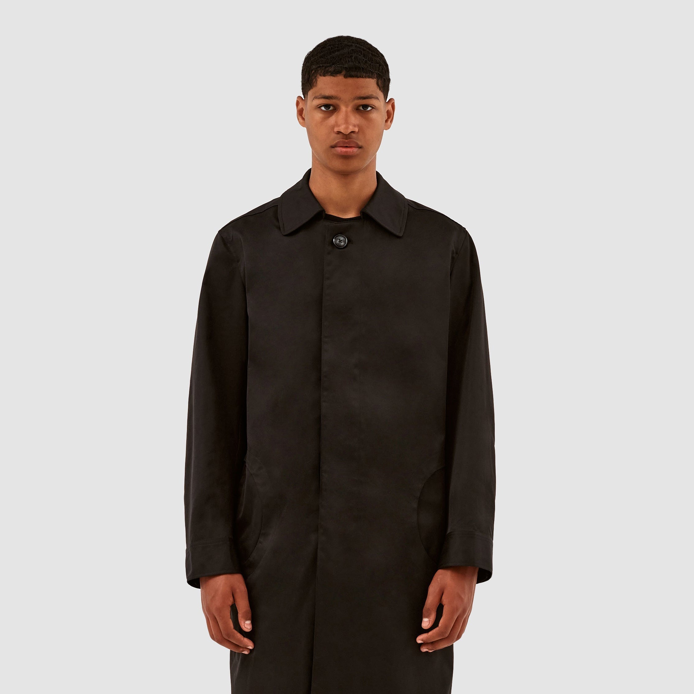 Manteau en nylon Joe - Noir