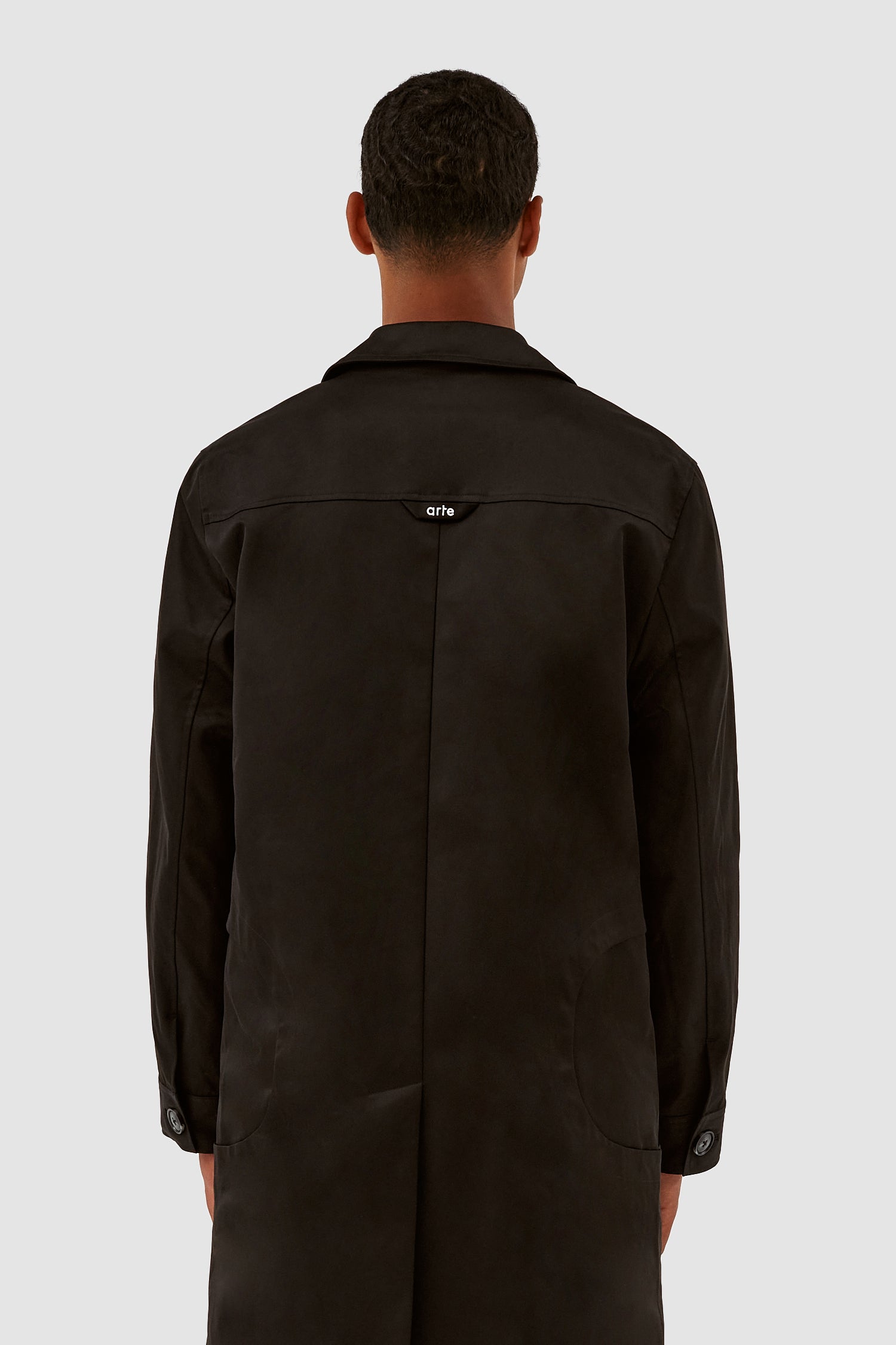 Manteau en nylon Joe - Noir