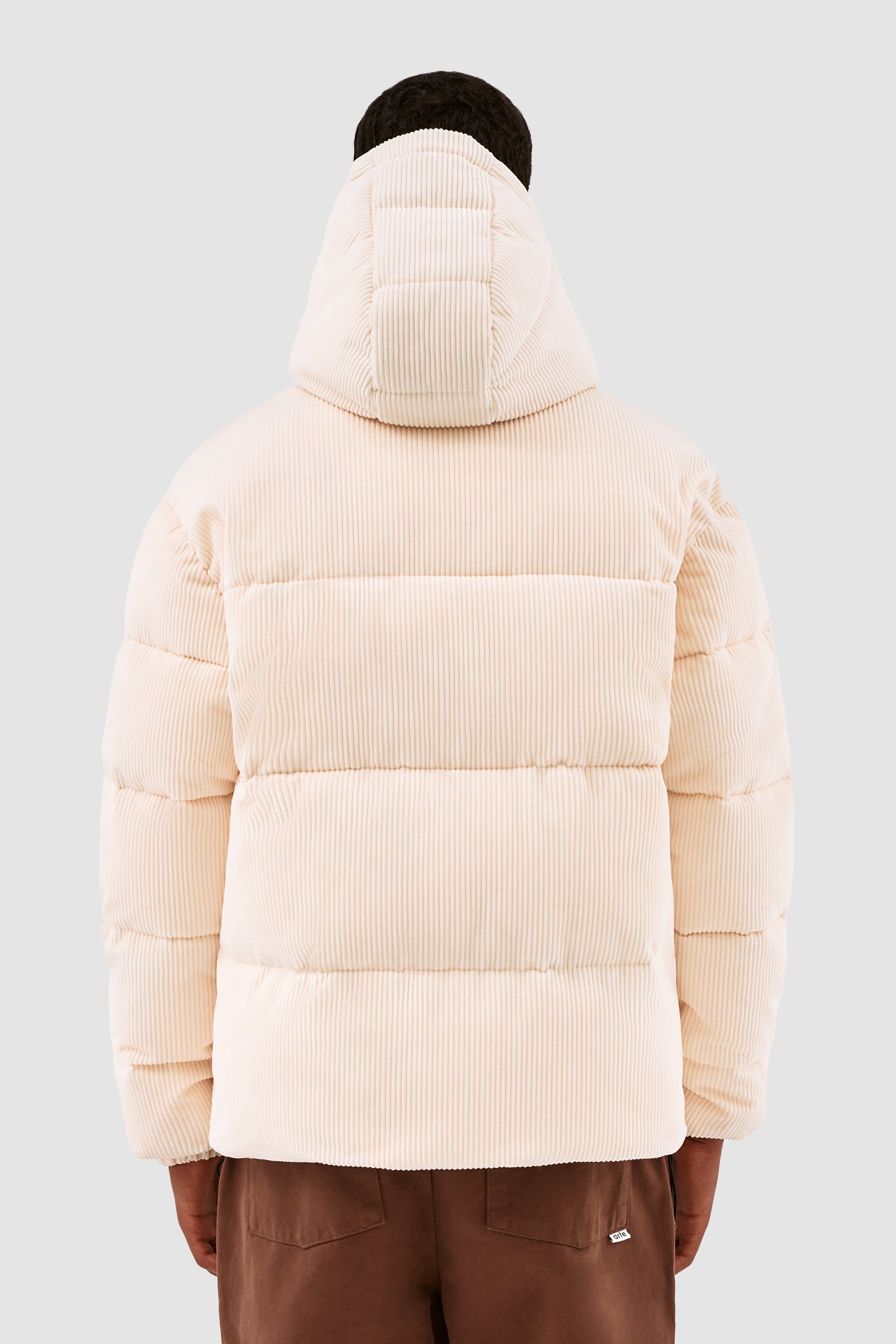 Veste ample en velours côtelé Joey - Crème