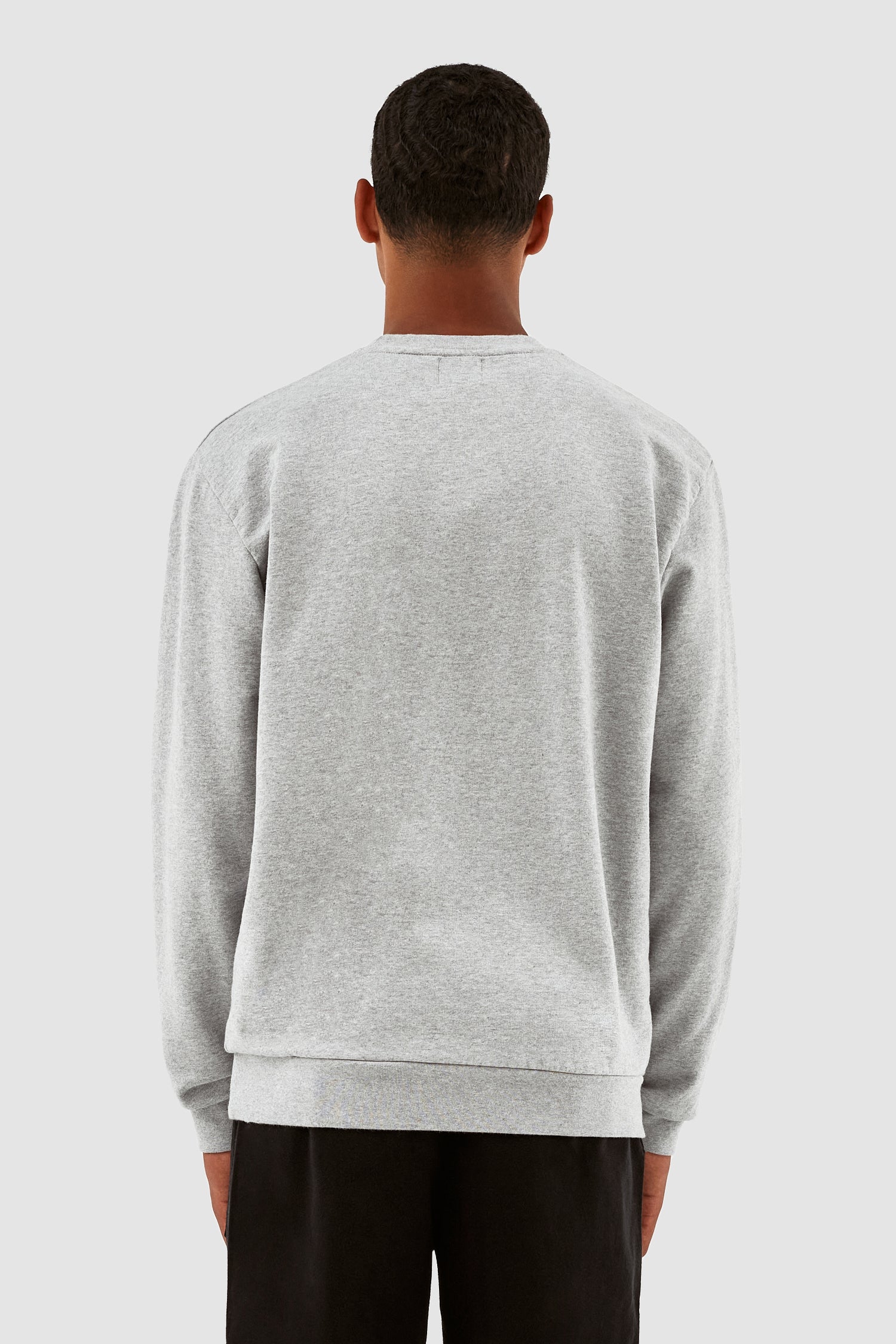 Clarck Block Logo Crewneck - Gris
