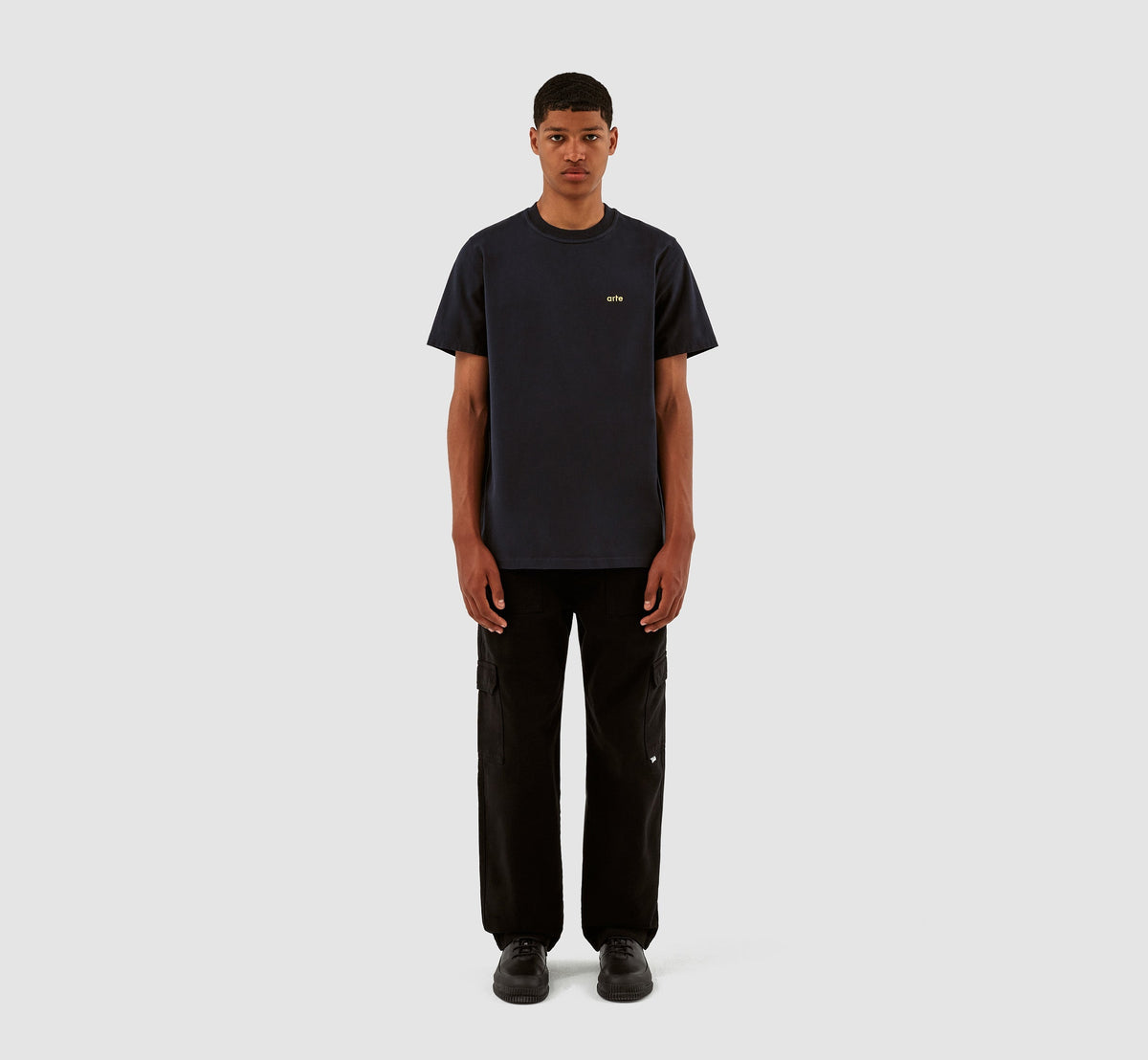 T-shirt Diels imprimé dans le dos de Turner - Marine