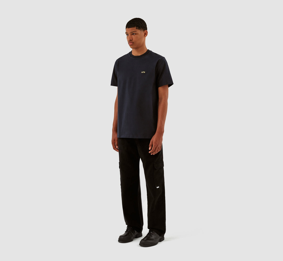 T-shirt Diels imprimé dans le dos de Turner - Marine