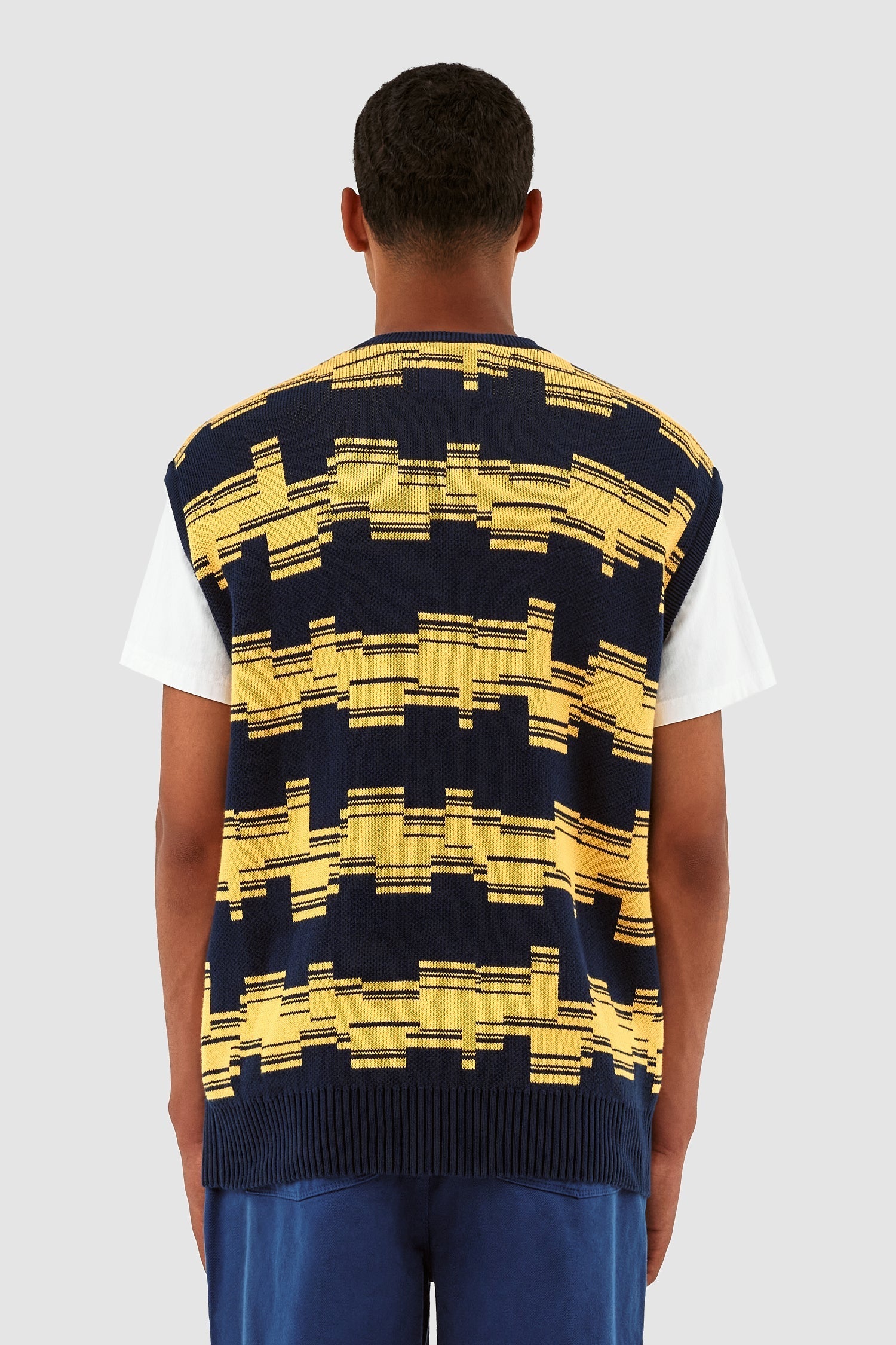 Tricot Karl Tertis - Marine/Jaune