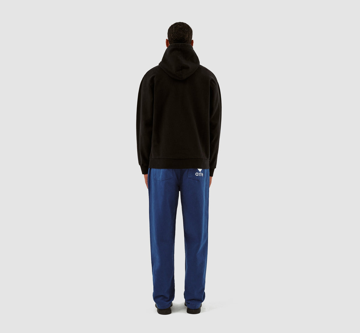 Sweat à capuche Harris Block Logo - Noir