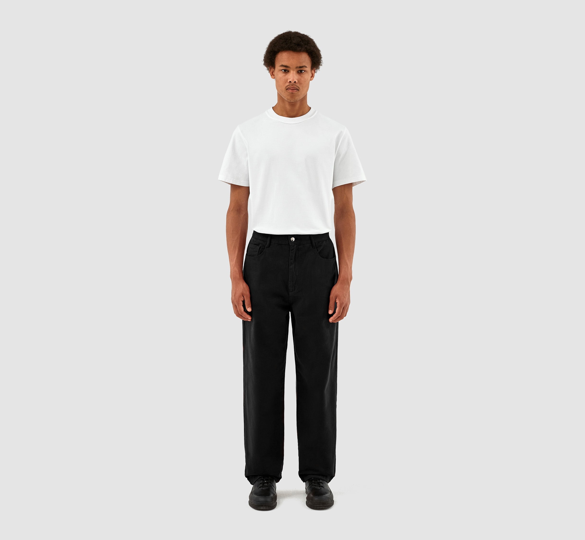 Pantalon à poches en forme de cœur Porter - Noir - NO ARCHIVE SALE
