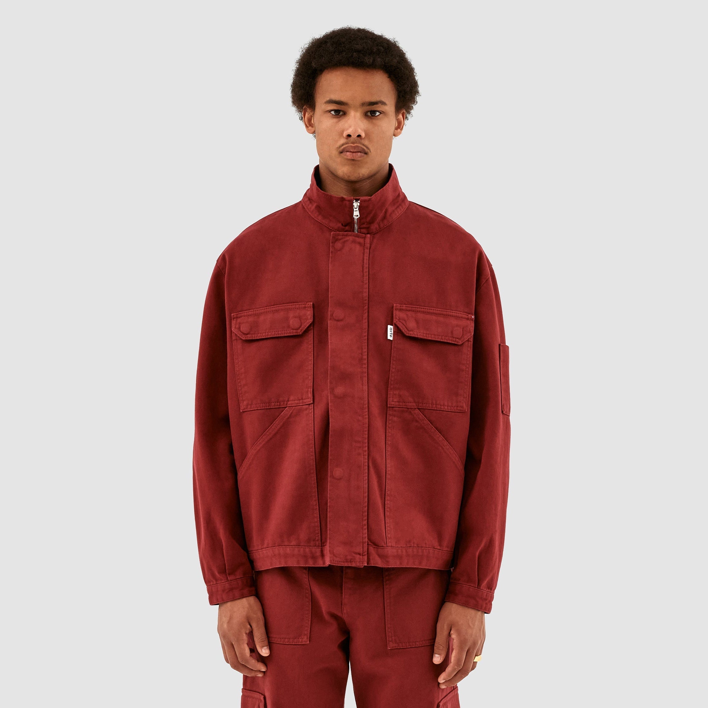 Veste à poches Johnson - Bordeaux