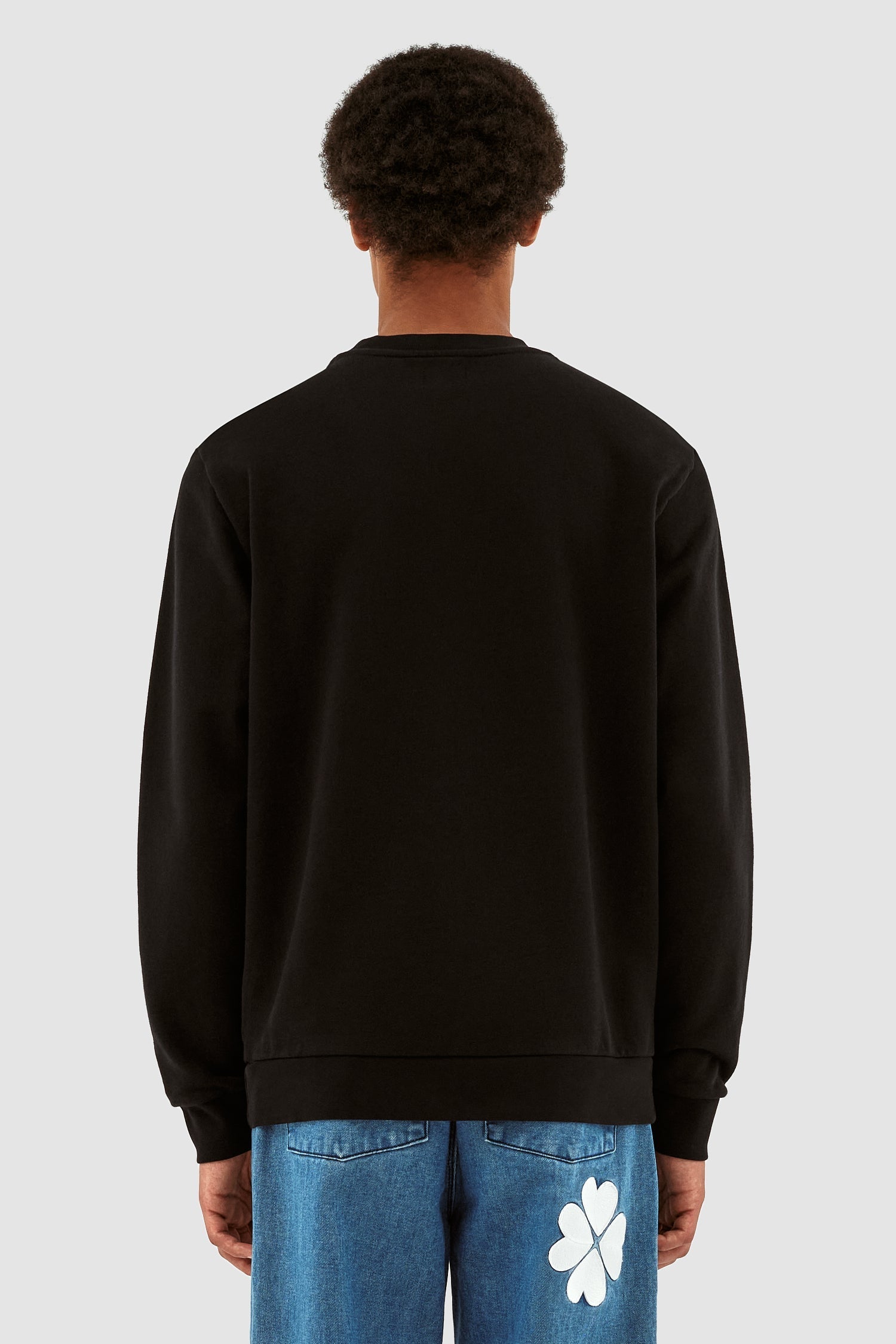 Clarck Block Logo Crewneck - Noir