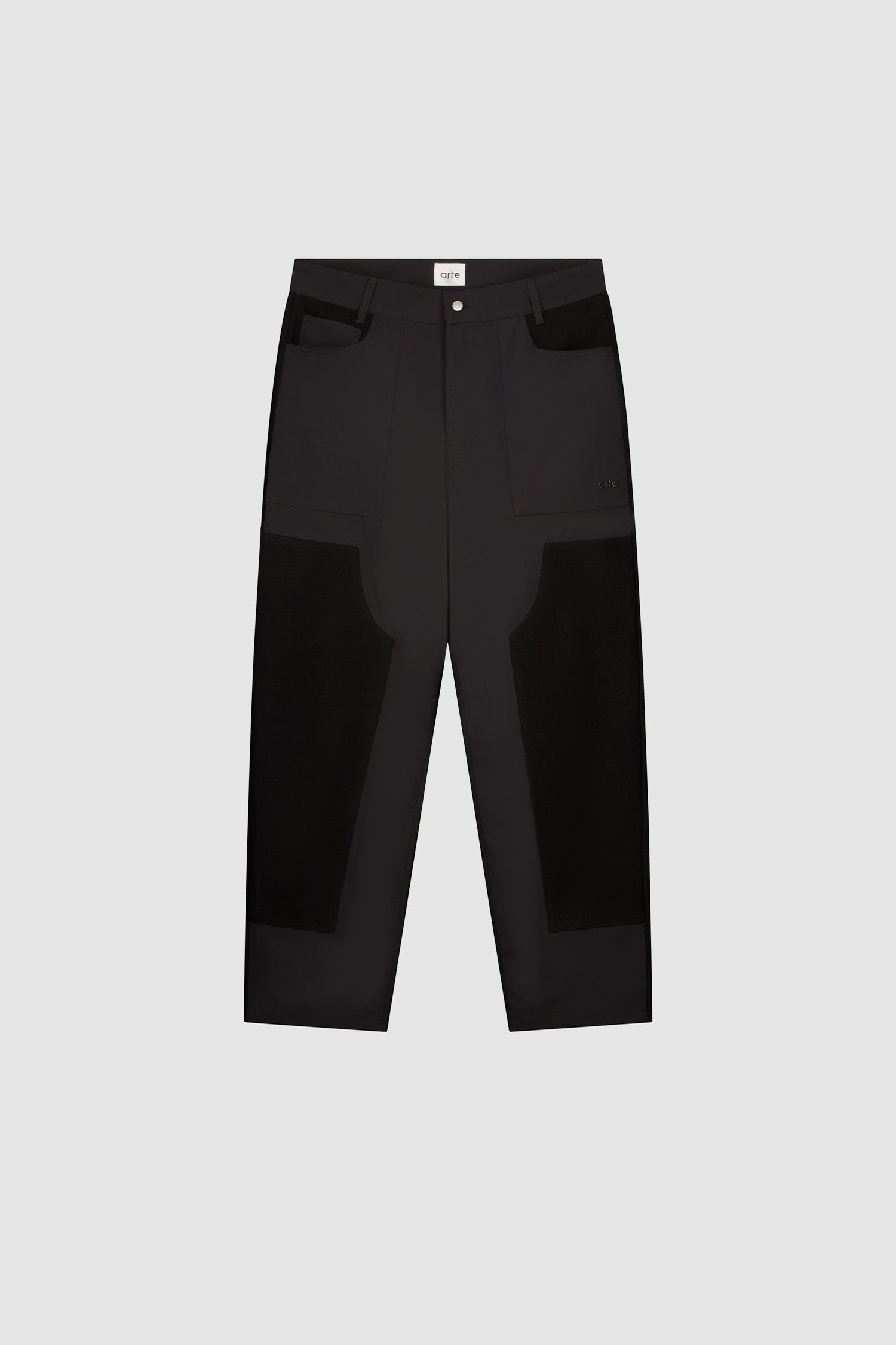 Pantalon combiné nylon/laine - Noir