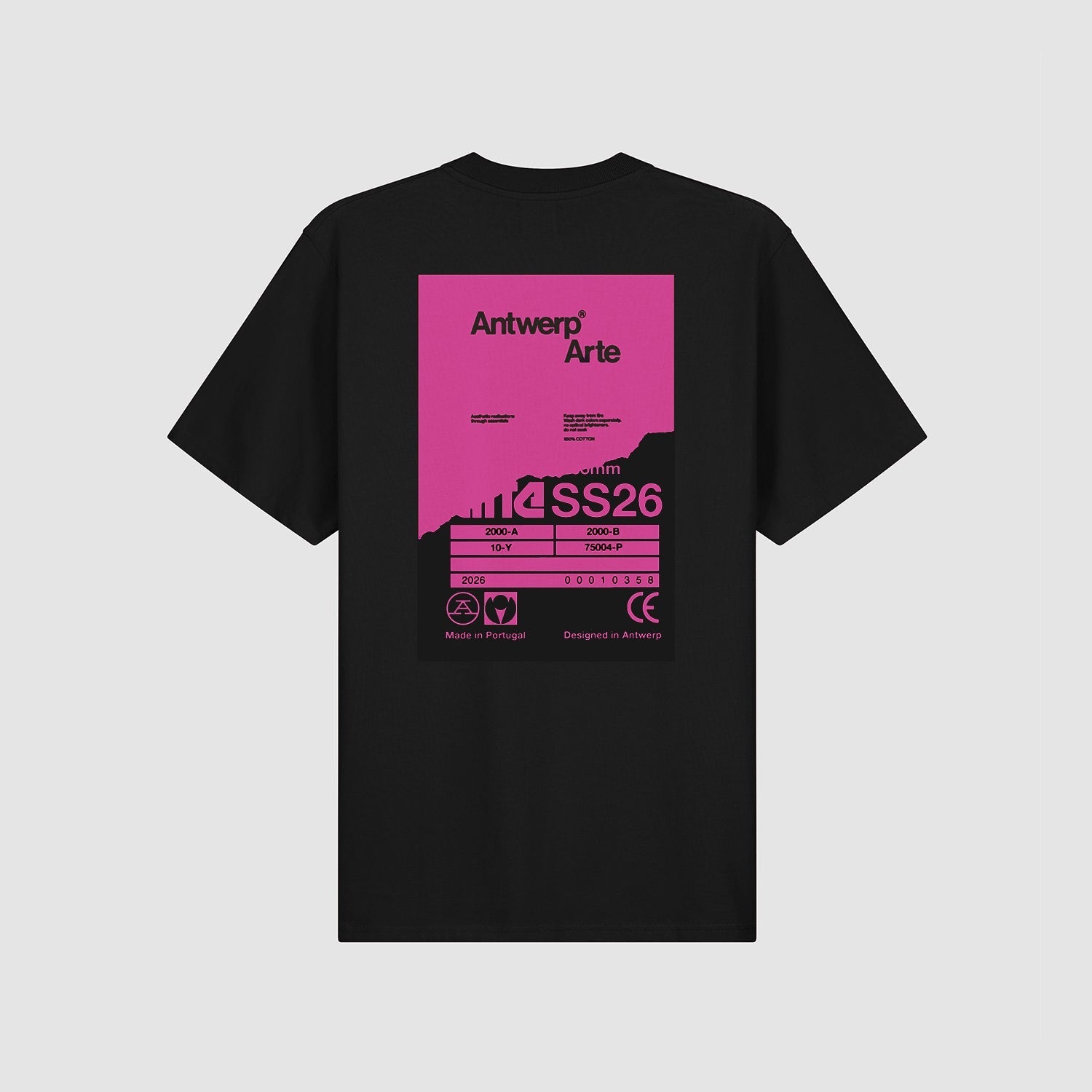 T-shirt Poster dos - Noir