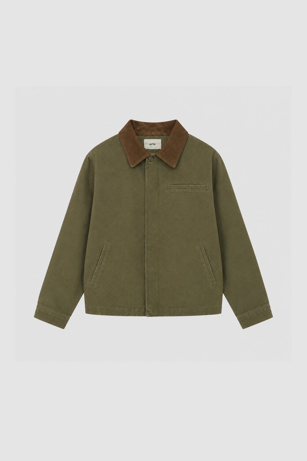 Veste artisanale « Dusty » - Verte