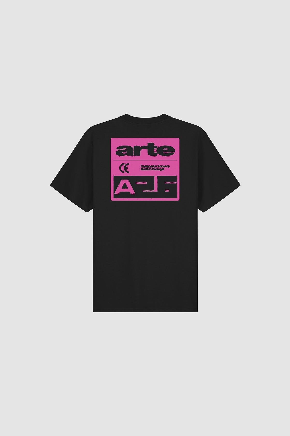 T-shirt « Pink Serial » - Noir