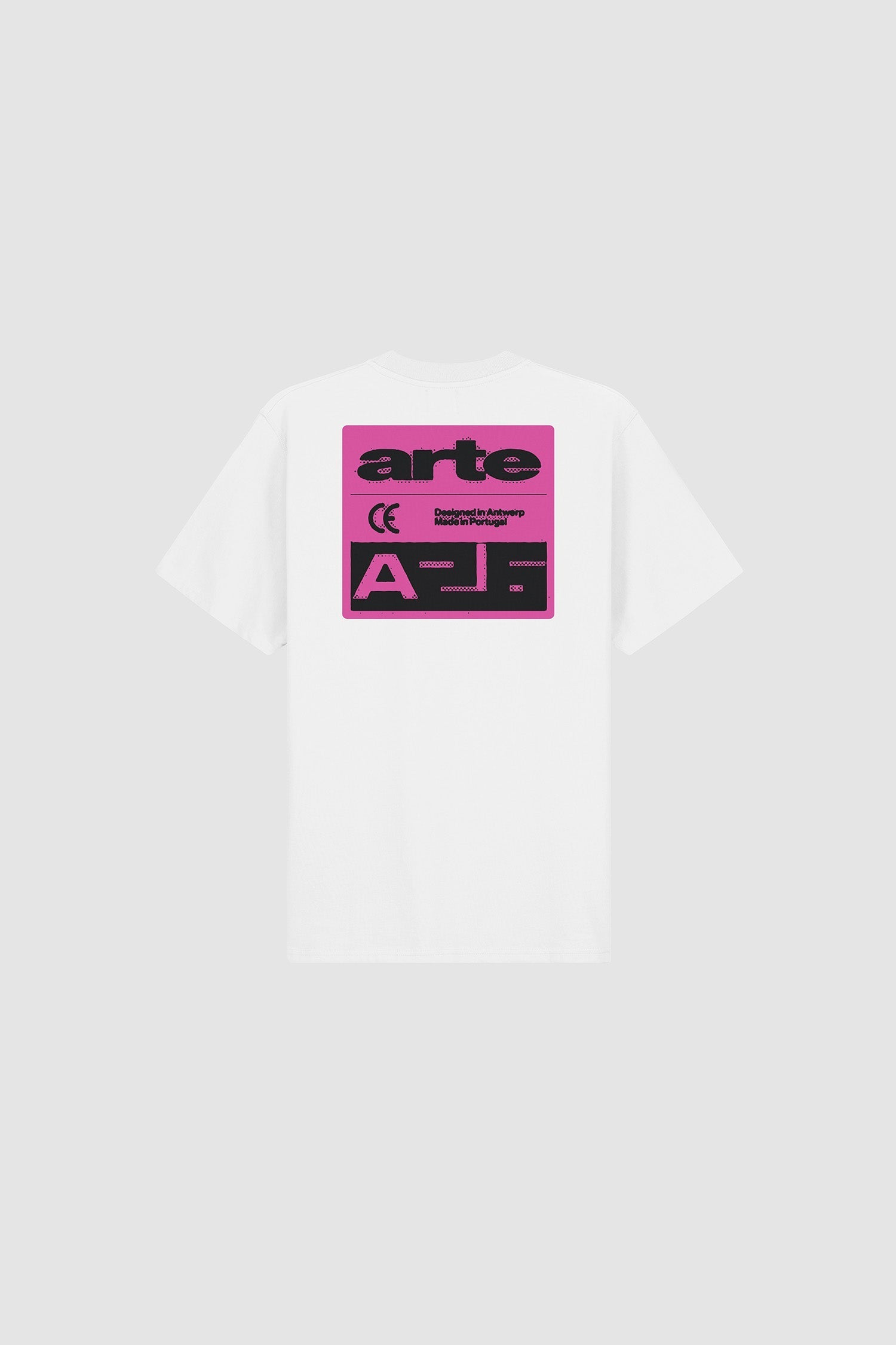 T-shirt « Pink Serial » - Blanc