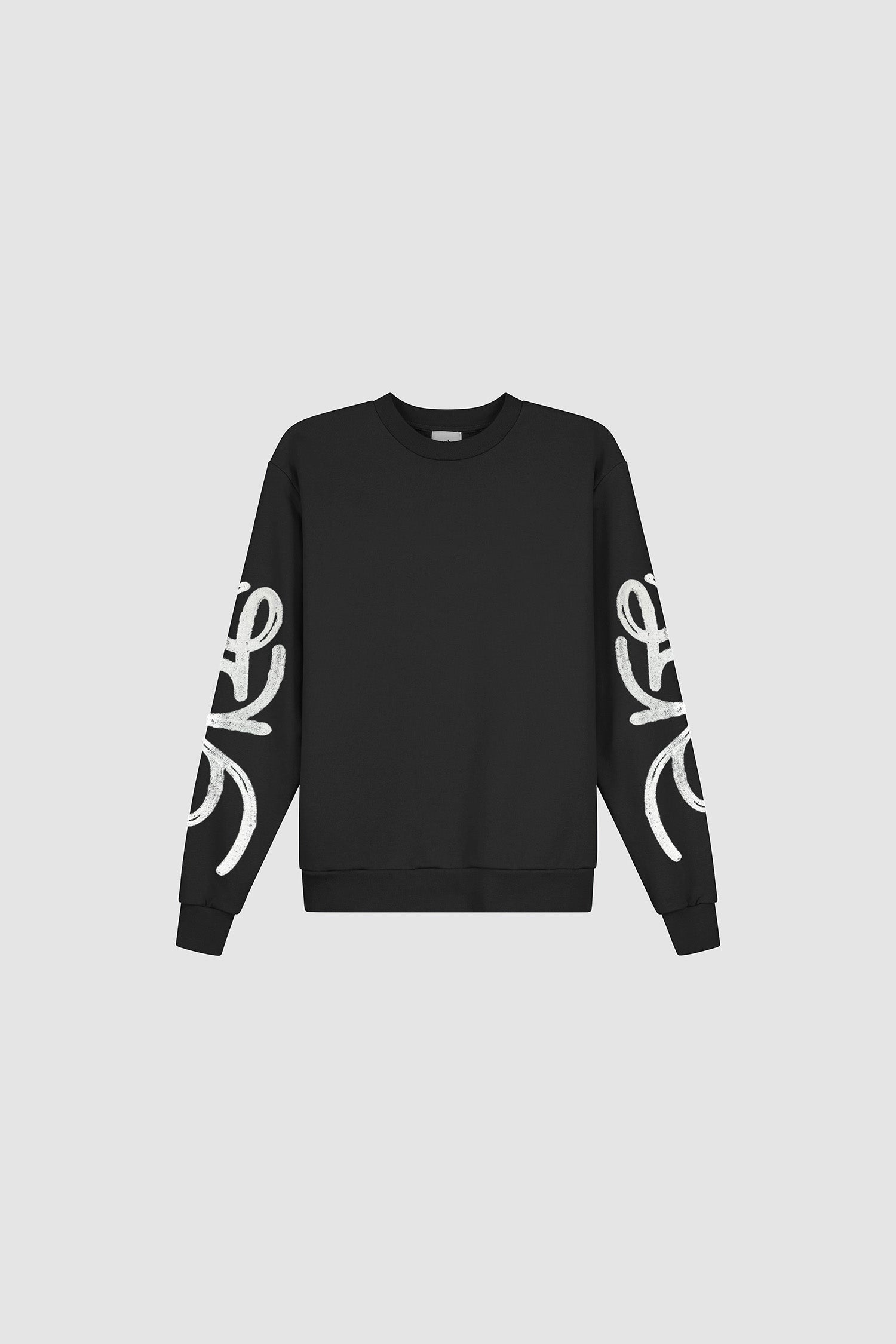 Pull à col rond Swirl - Noir