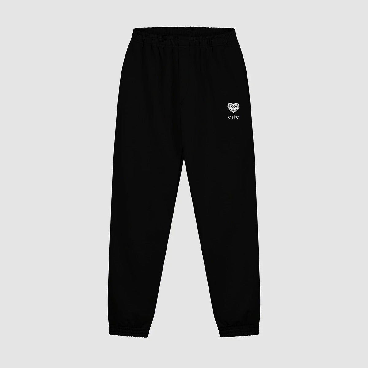 Pantalon de survêtement Heart Flower - Noir