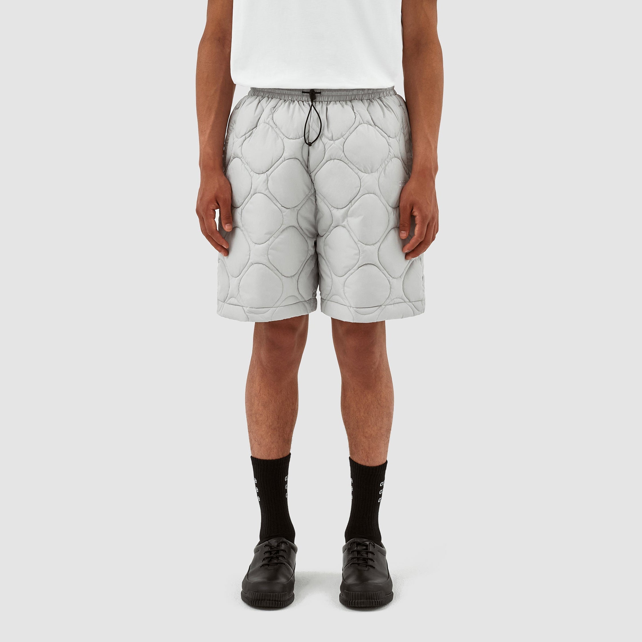 Short matelassé Steiner - Gris clair