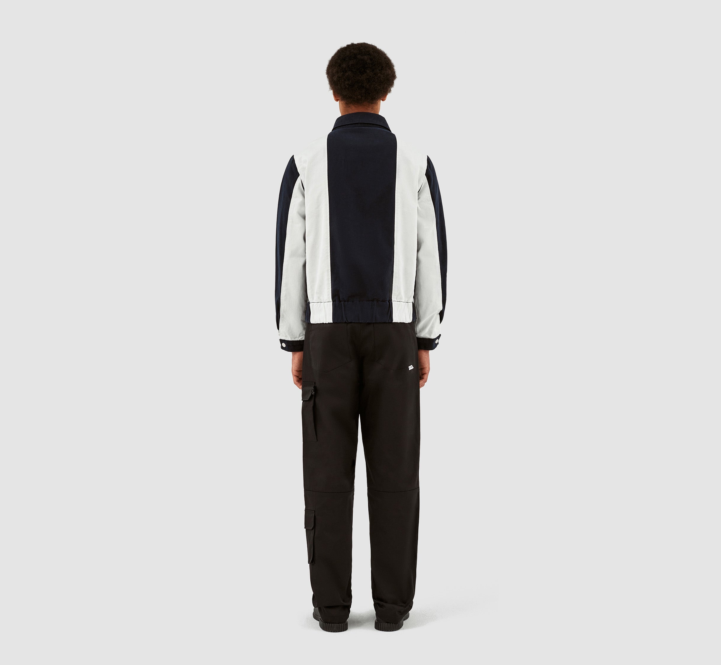 Jeffrey Stripe - Marine/Blanc