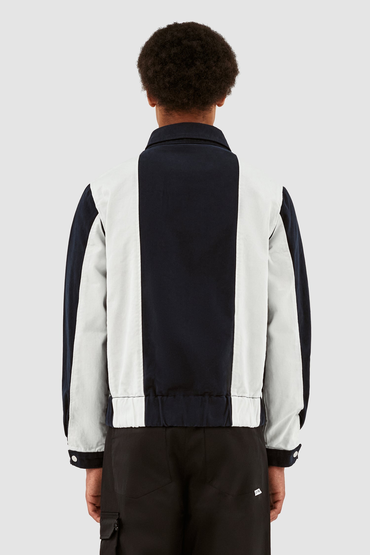 Jeffrey Stripe - Marine/Blanc