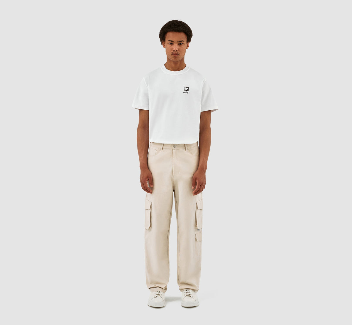 Pantalon à double poche Porter - Crème