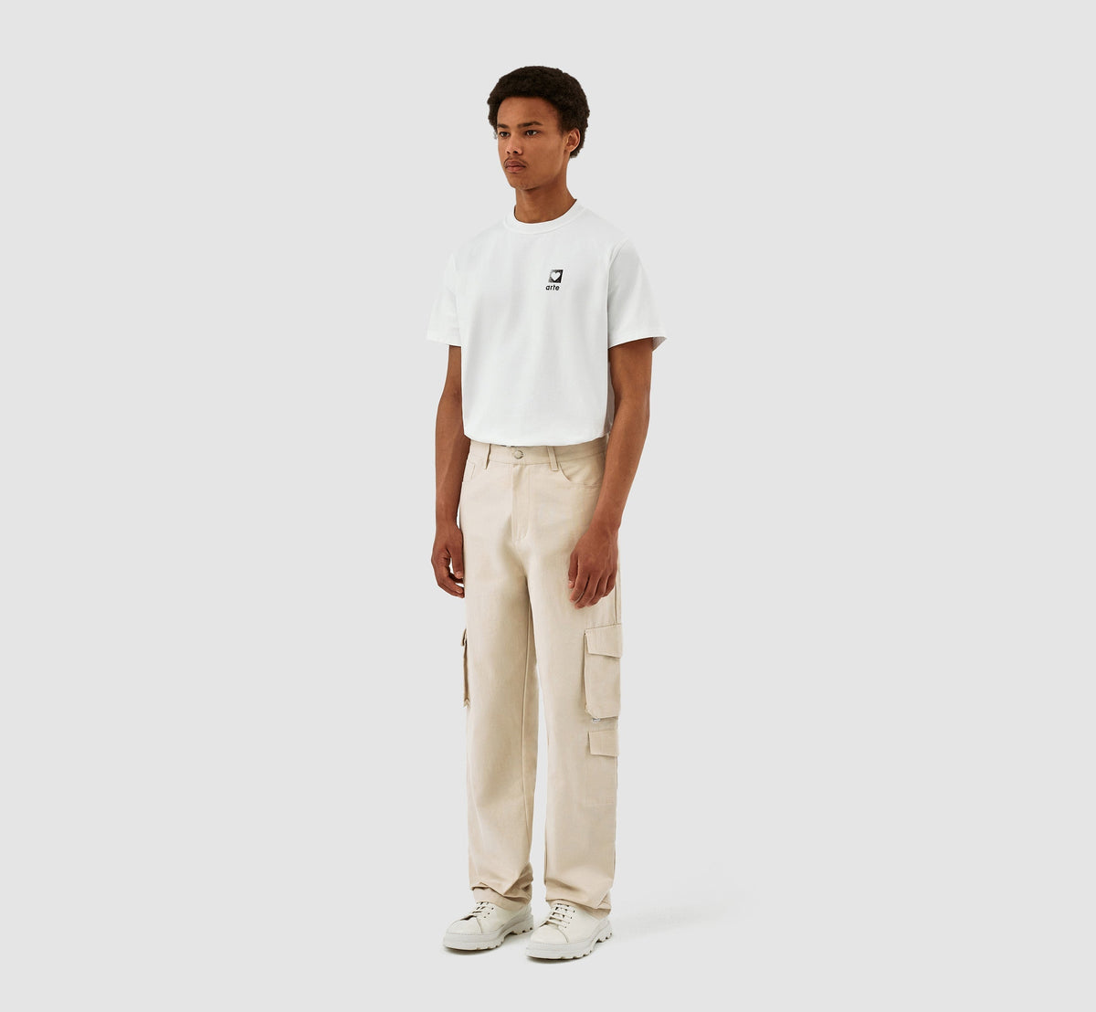 Pantalon à double poche Porter - Crème