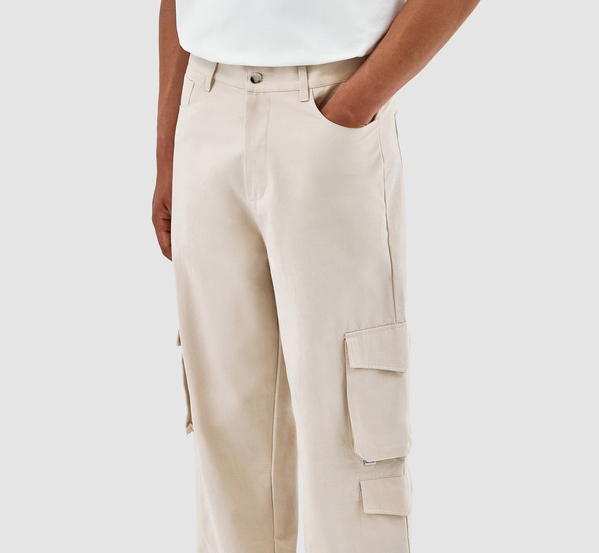 Pantalon à double poche Porter - Crème