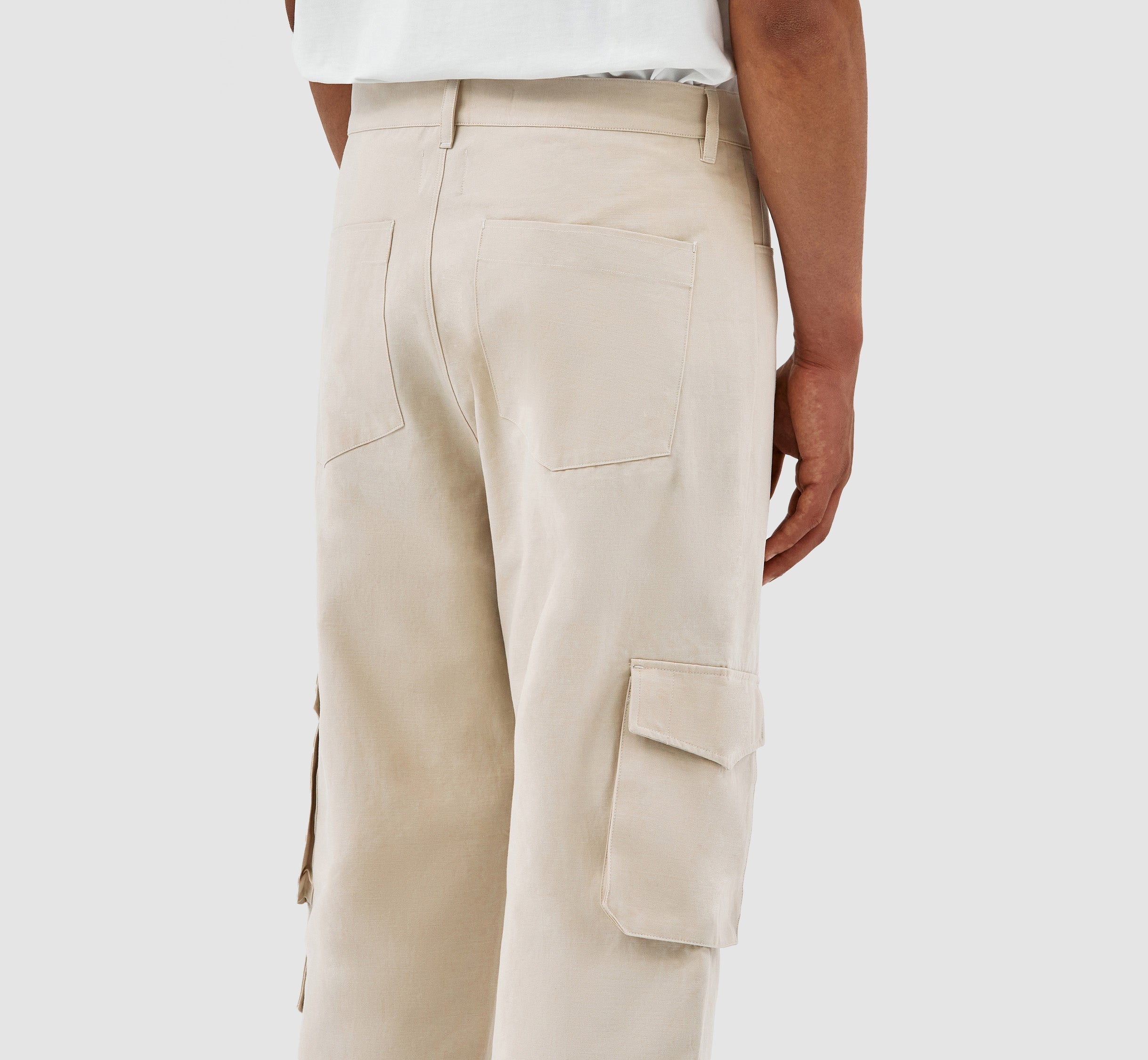Pantalon à double poche Porter - Crème