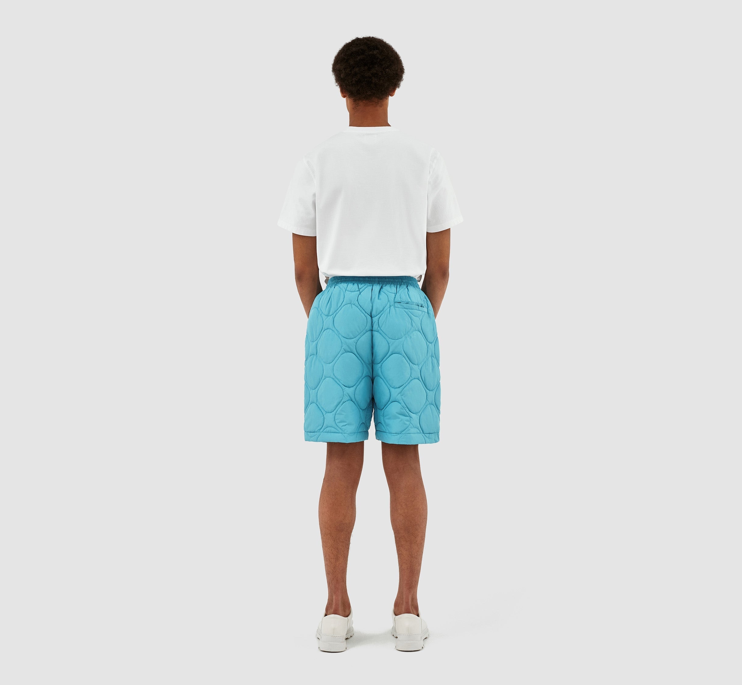 Short matelassé Steiner - Bleu clair