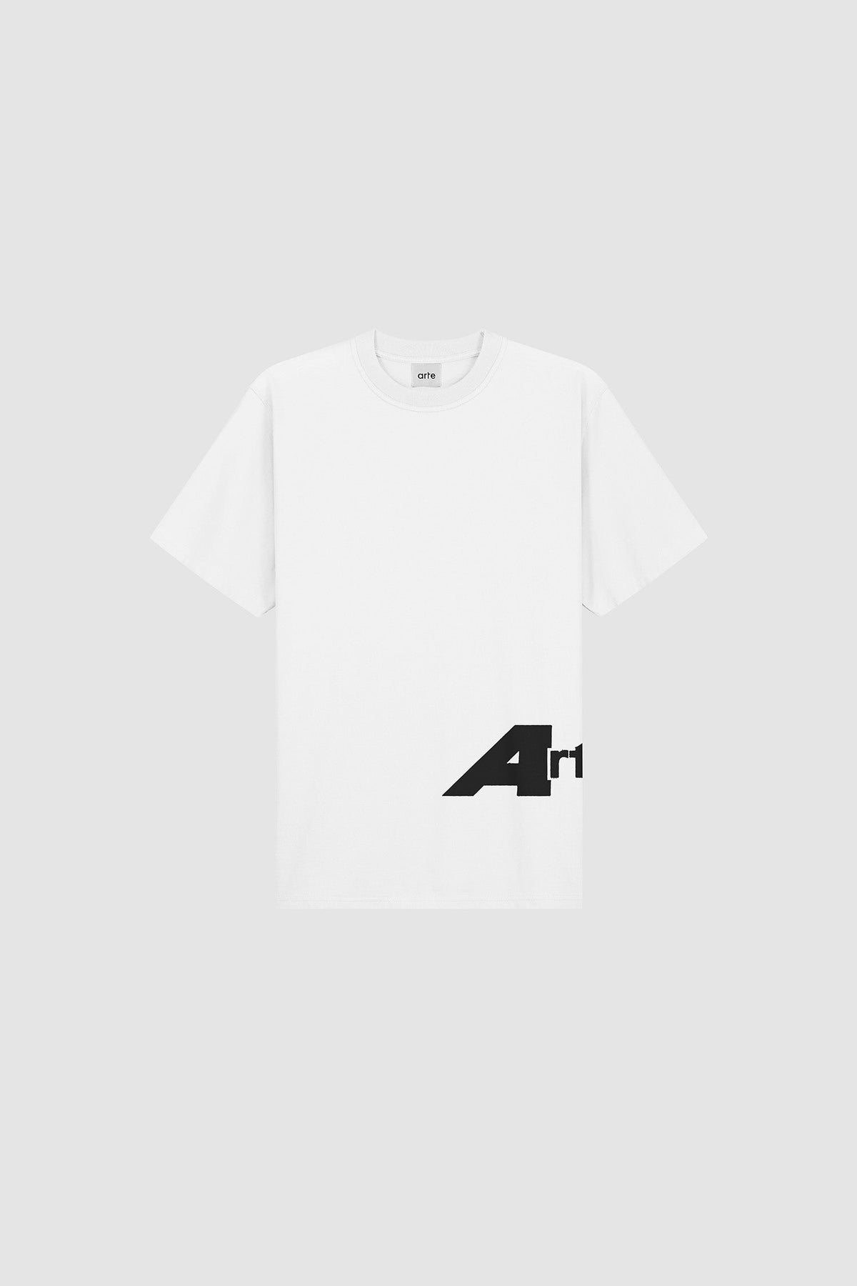 T-shirt « Big A » (côté avant) - Blanc