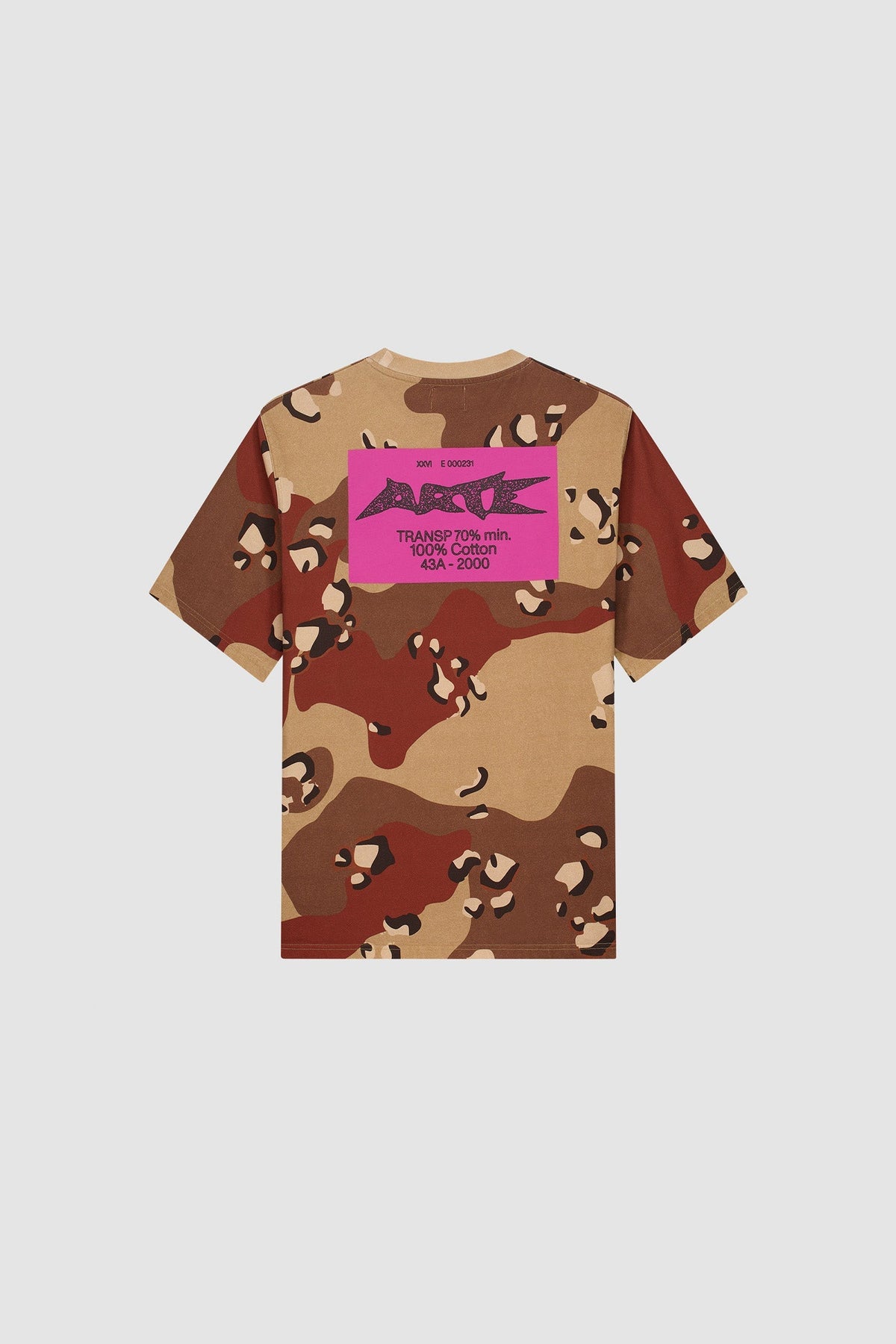 T-shirt en tissu camouflage - Imprimé sur toute la surface