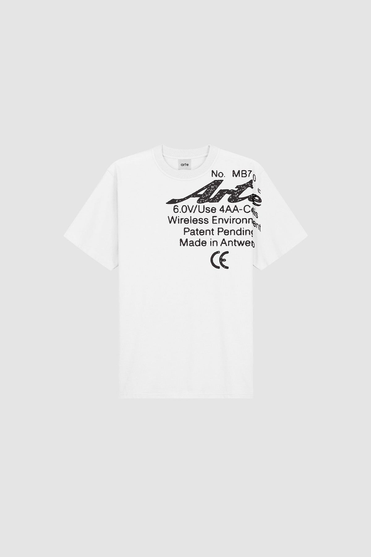 T-shirt Specs Side - Blanc