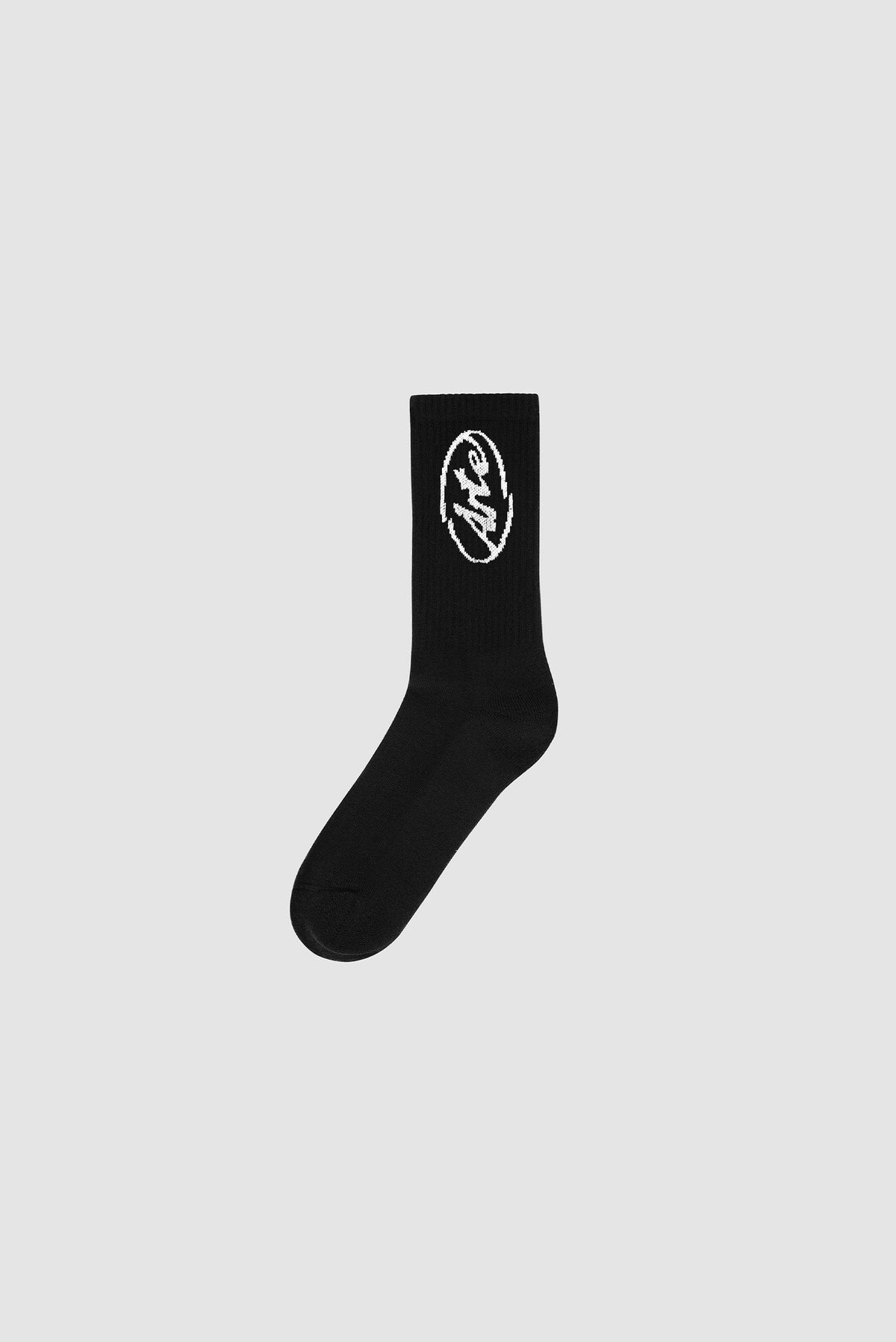 Chaussettes à logo circulaire - Noir