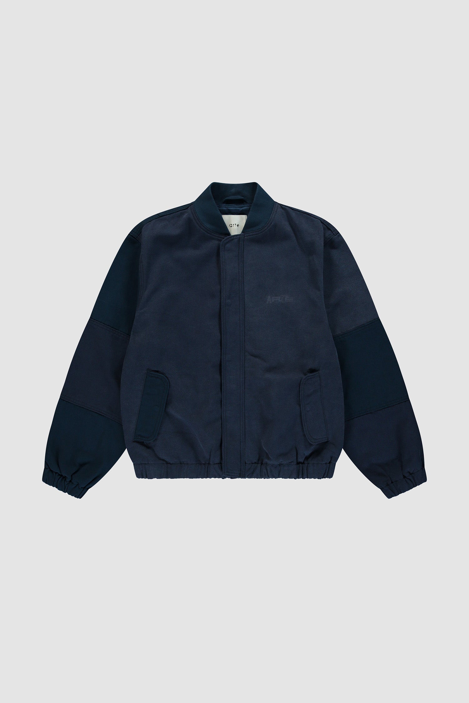 Blouson aviateur en toile - Bleu marine