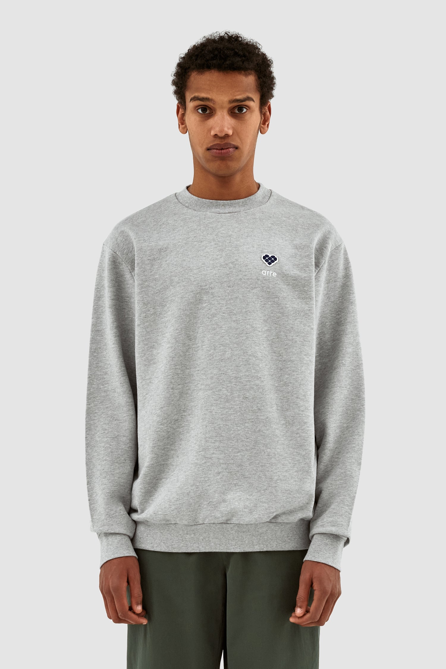 Pull Cohen Heart Patch - Gris