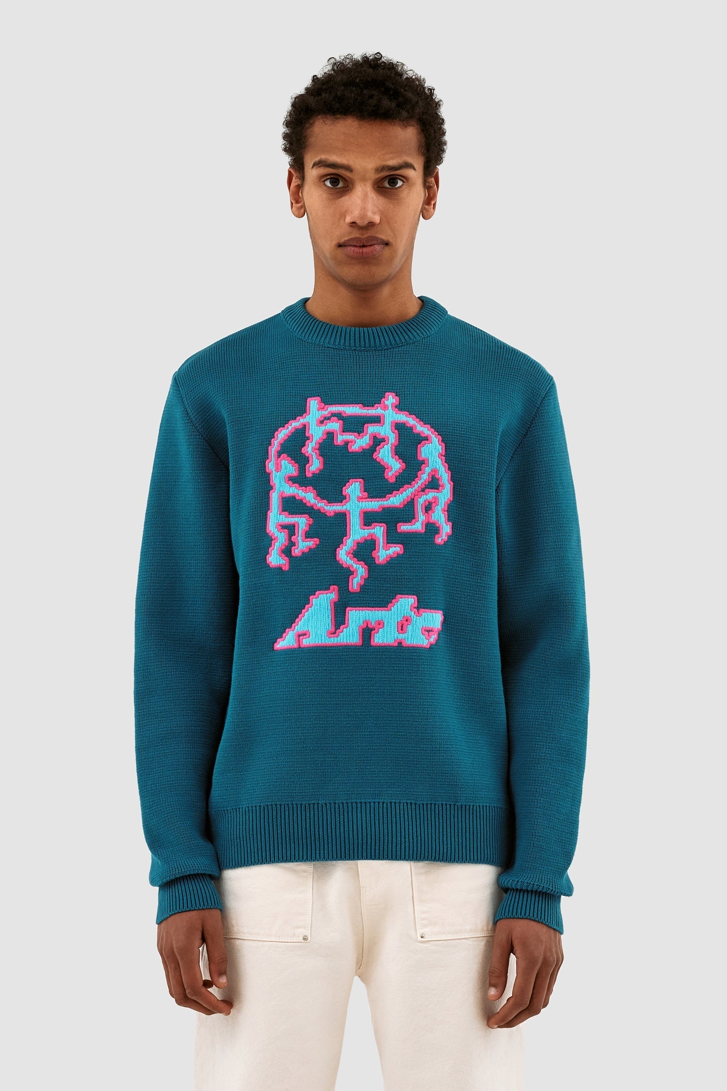 Pull Kobe Pixel Dancers - Bleu pétrole