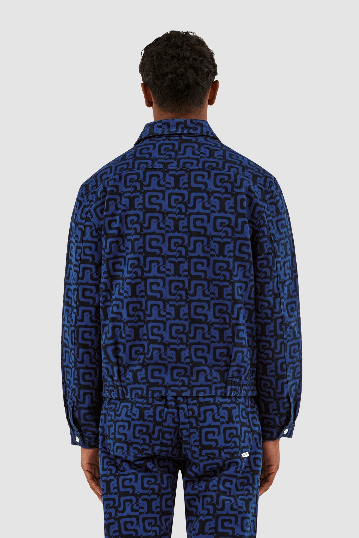 Veste Jones Allover - Marine/Bleu