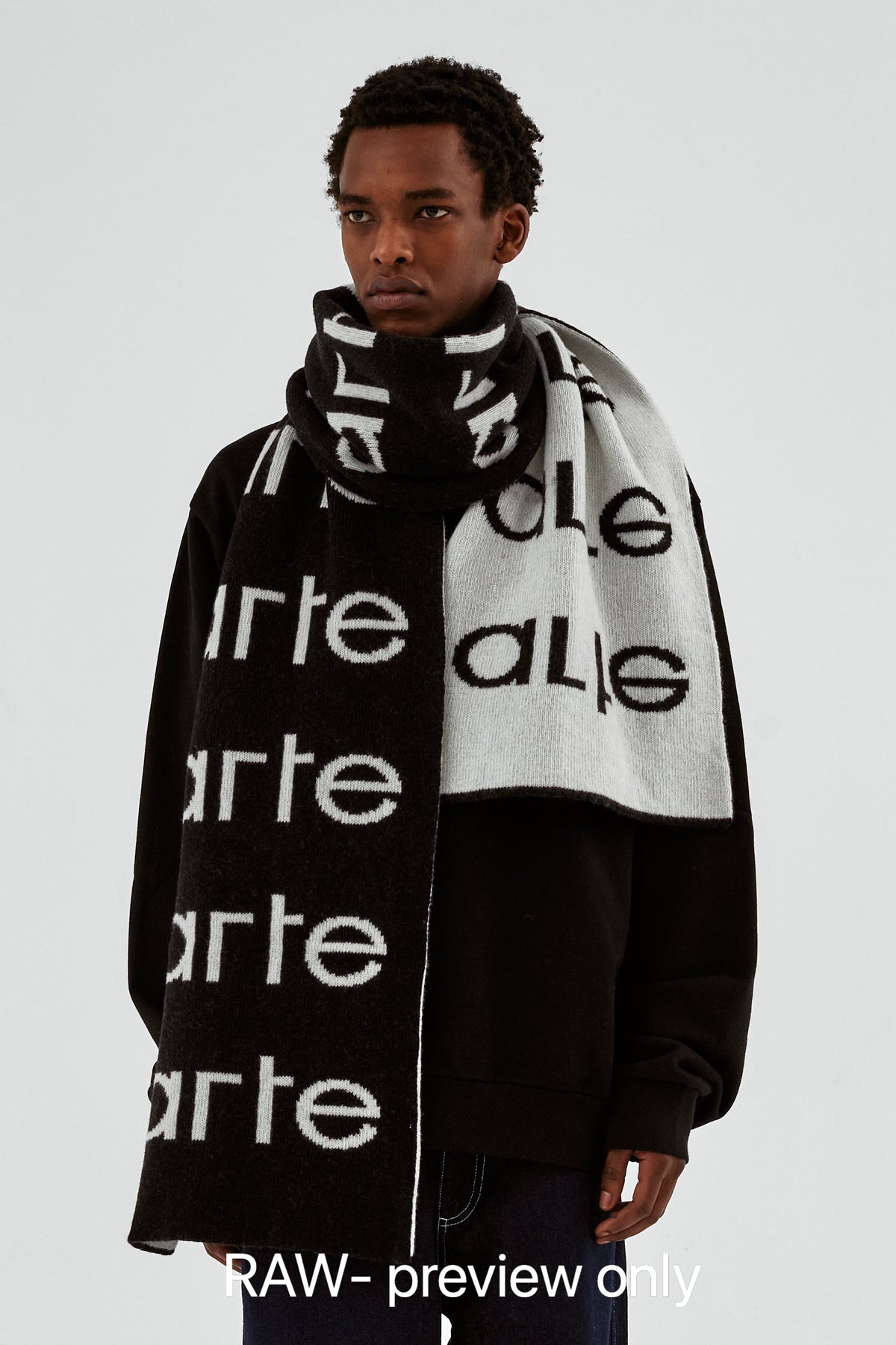 Alex Antwerp Knit - Noir/Blanc - FOUT