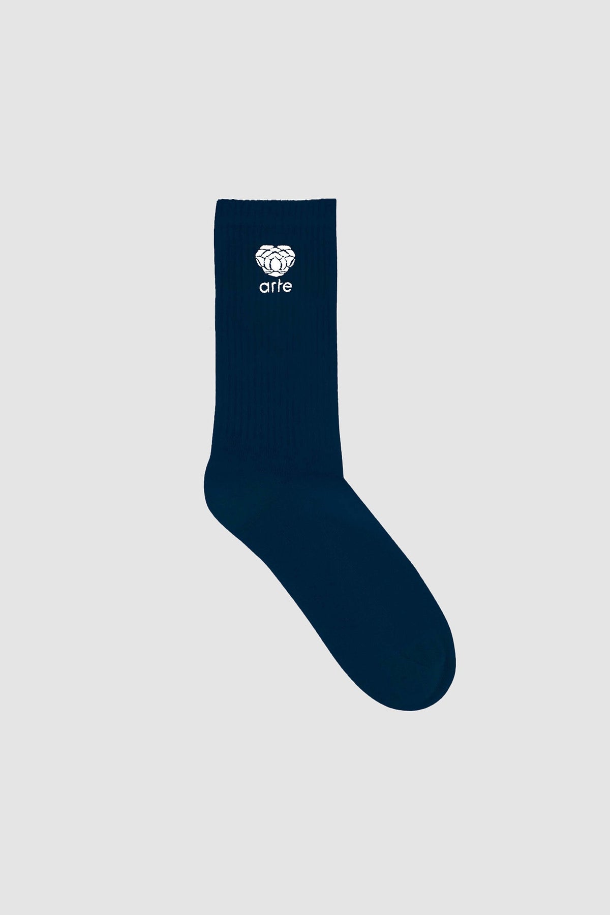 Chaussettes à logo fleuri - Marine
